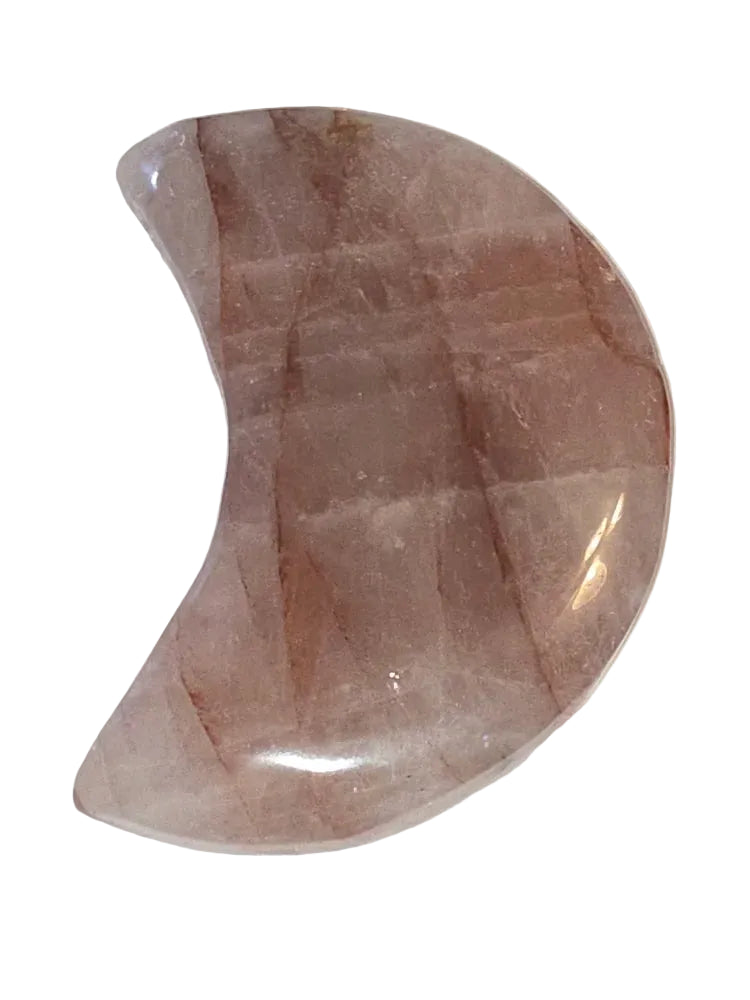 Fire Quartz Moon Crystal