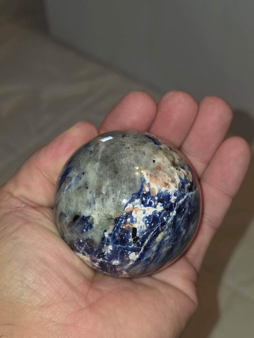Sodalite Crystal Sphere