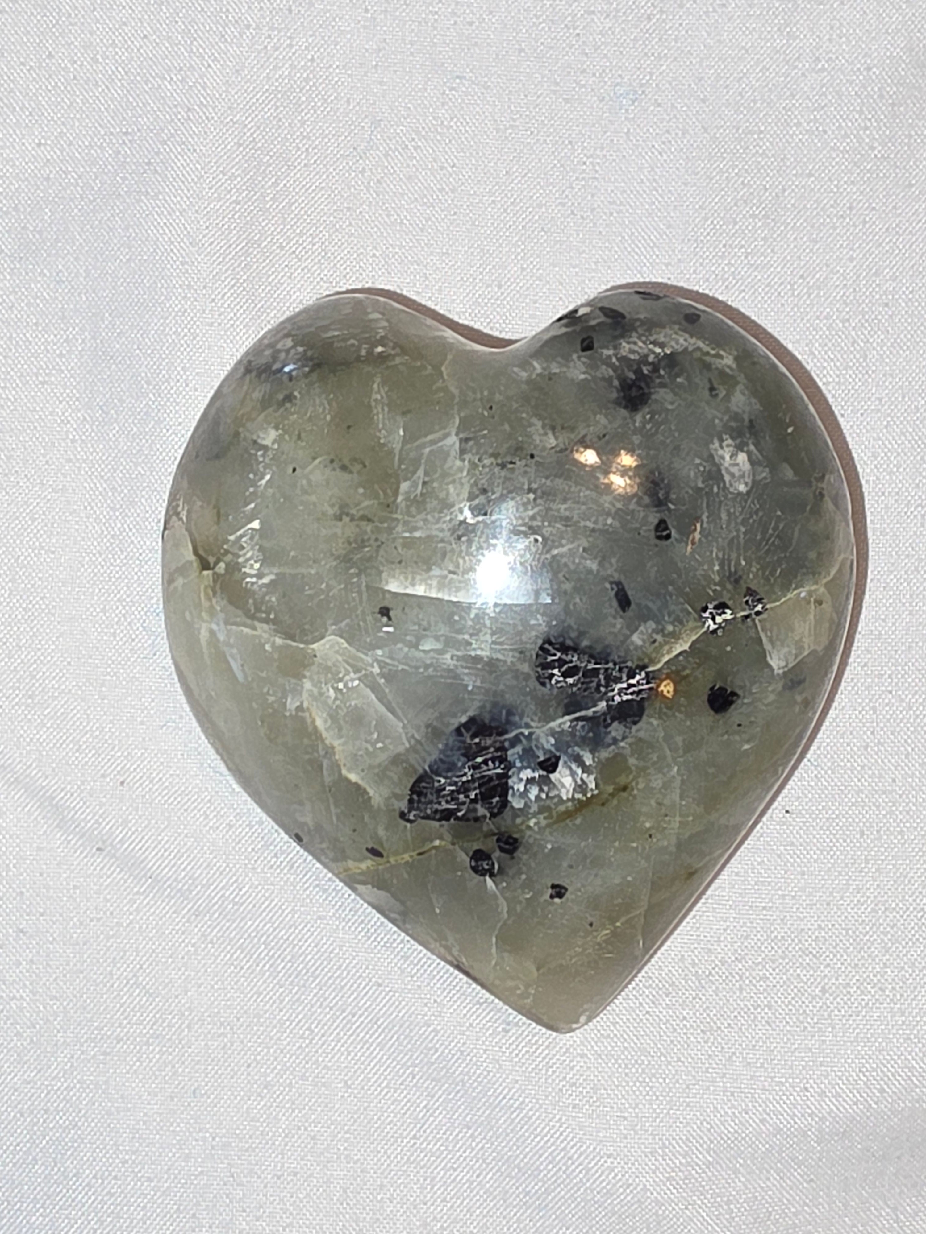 Labradorite Heart Palm Crystal