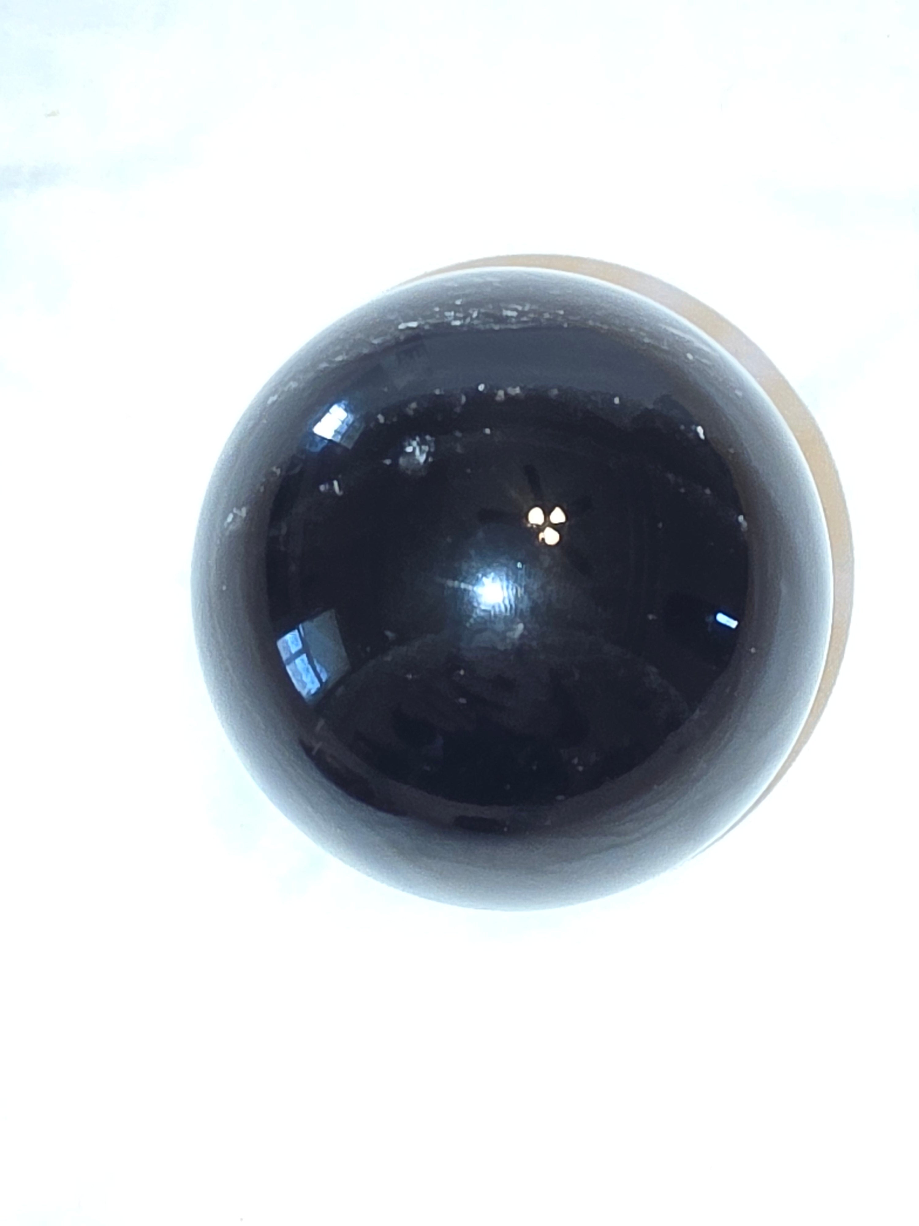 Black Obsidian Crystal Sphere
