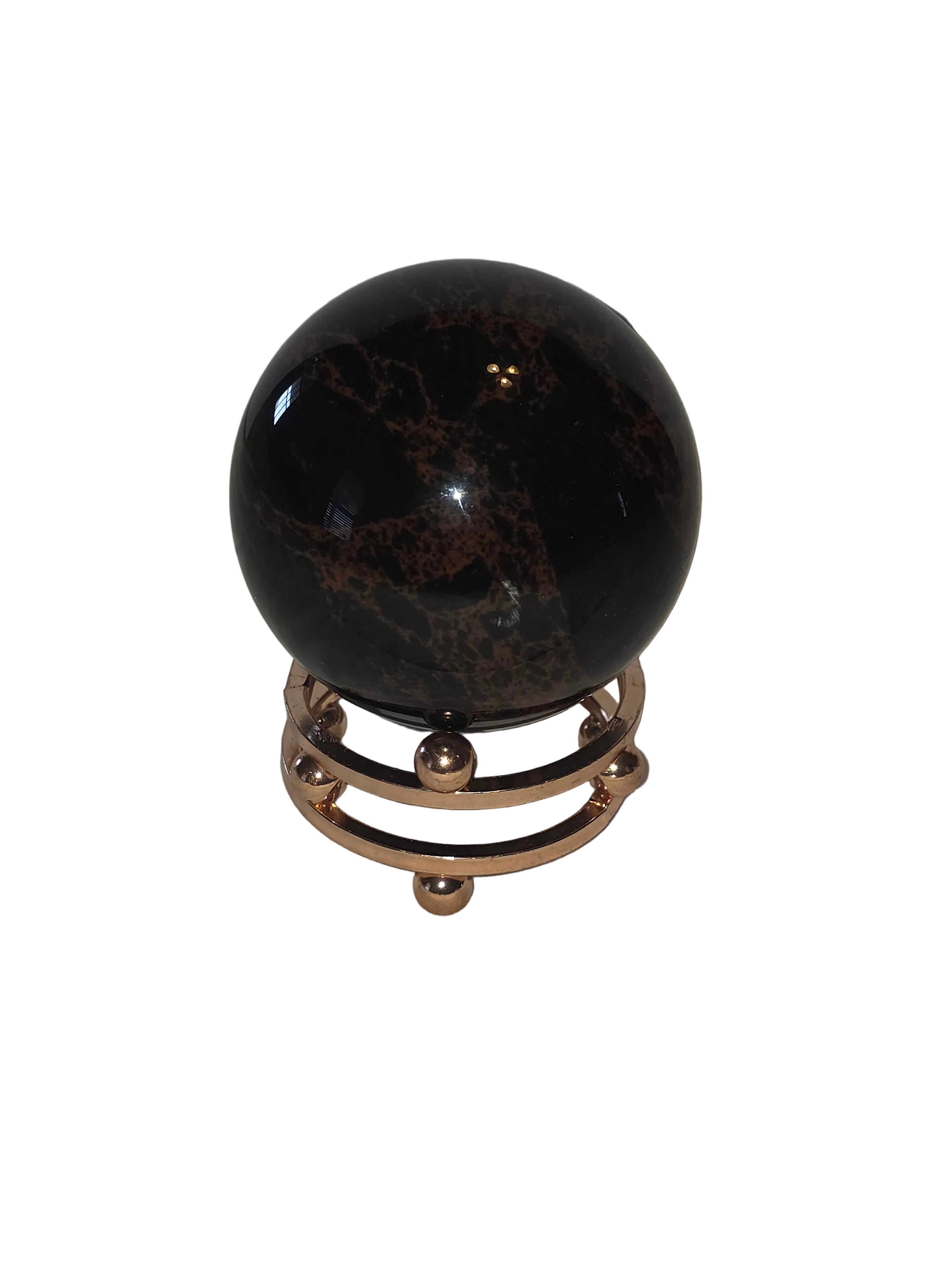 Mahogany Obsidian Crystal Sphere