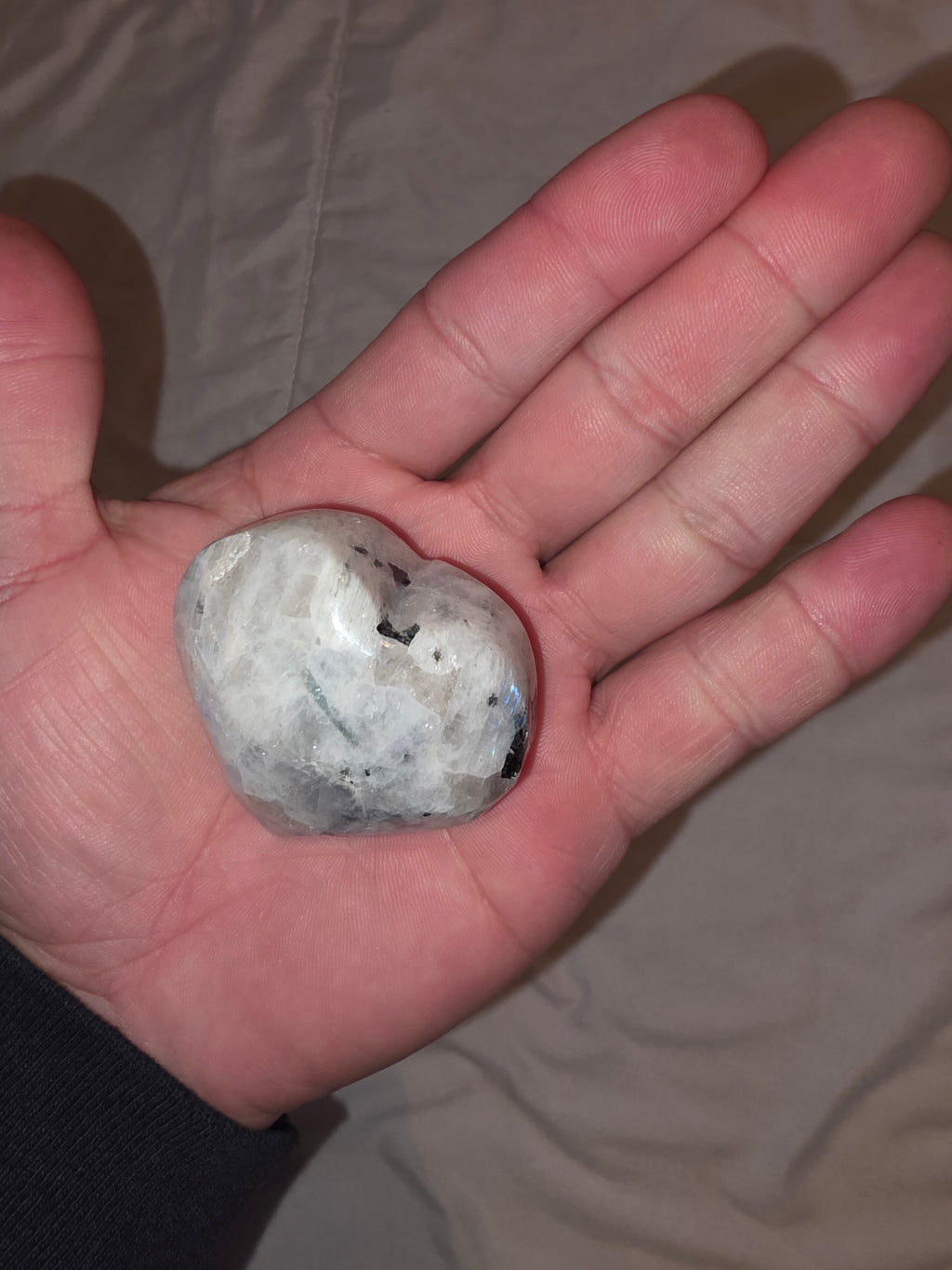 Rainbow Moonstone Palm Crystal