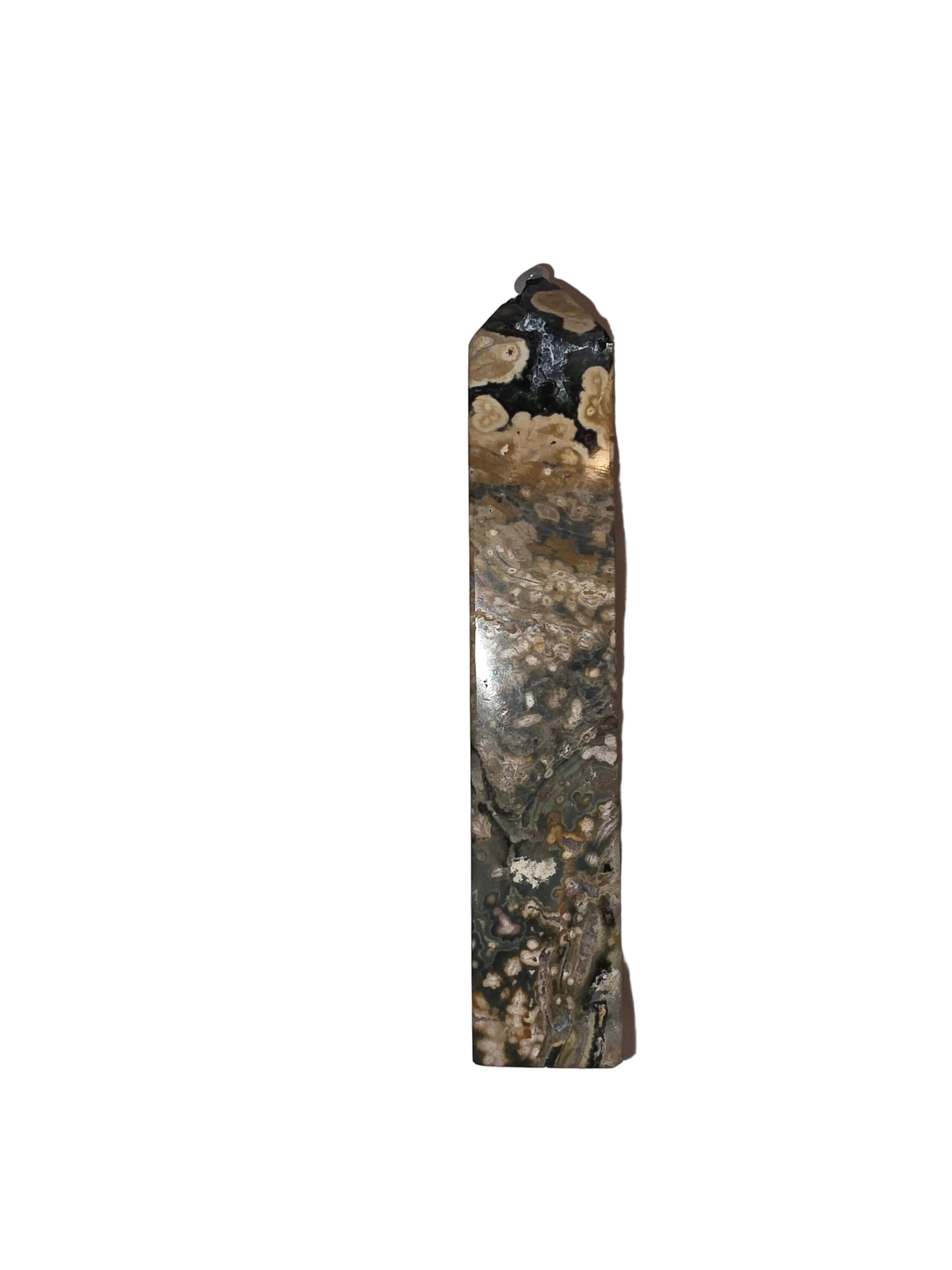 Ocean Jasper Crystal Tower