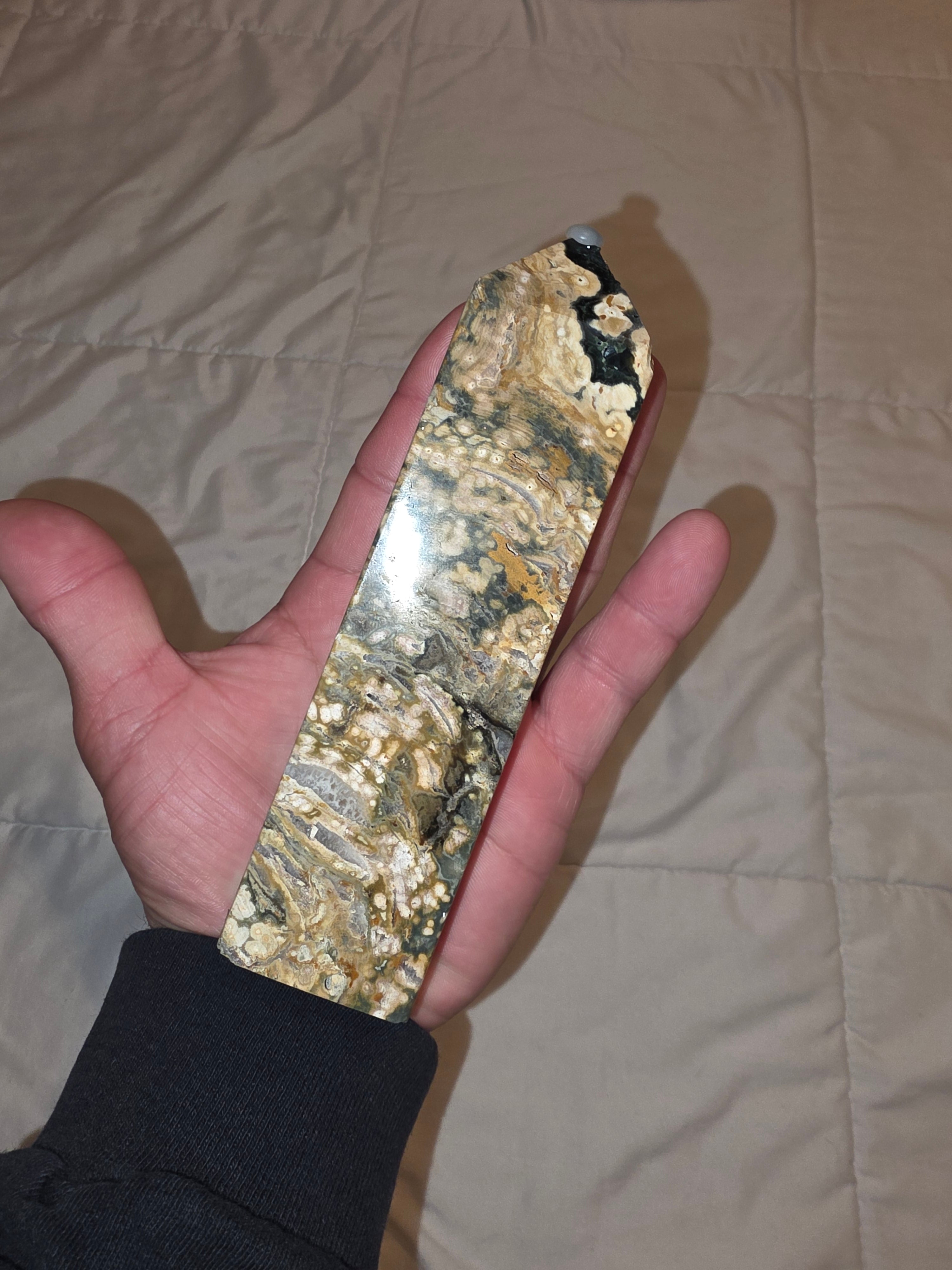 Ocean Jasper Crystal Tower