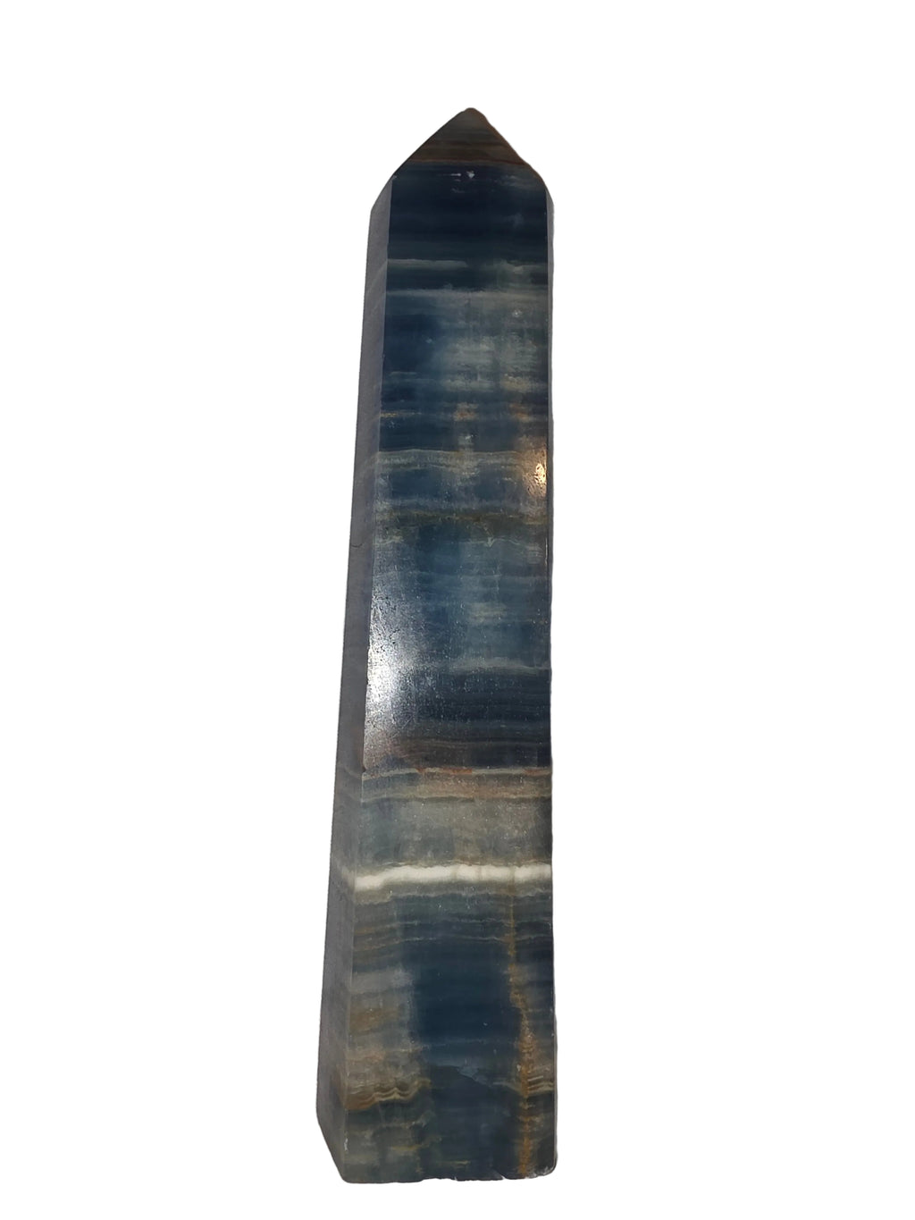 Blue Calcite Crystal Tower