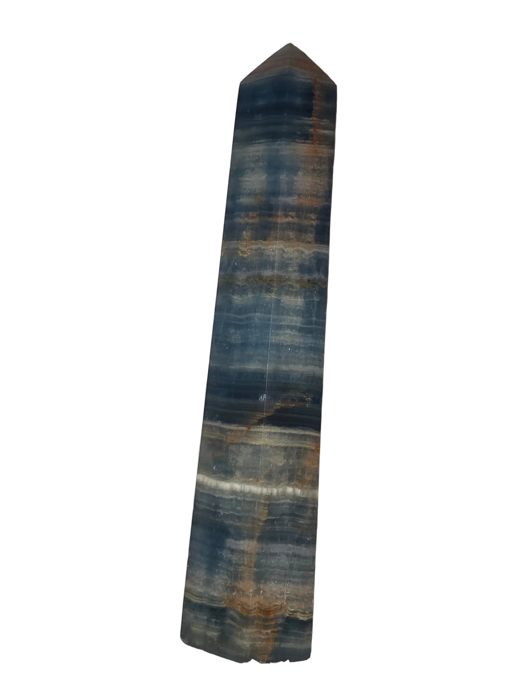 Blue Calcite Crystal Tower