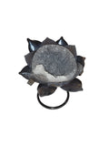 Druzy Agate Lotus Crystal