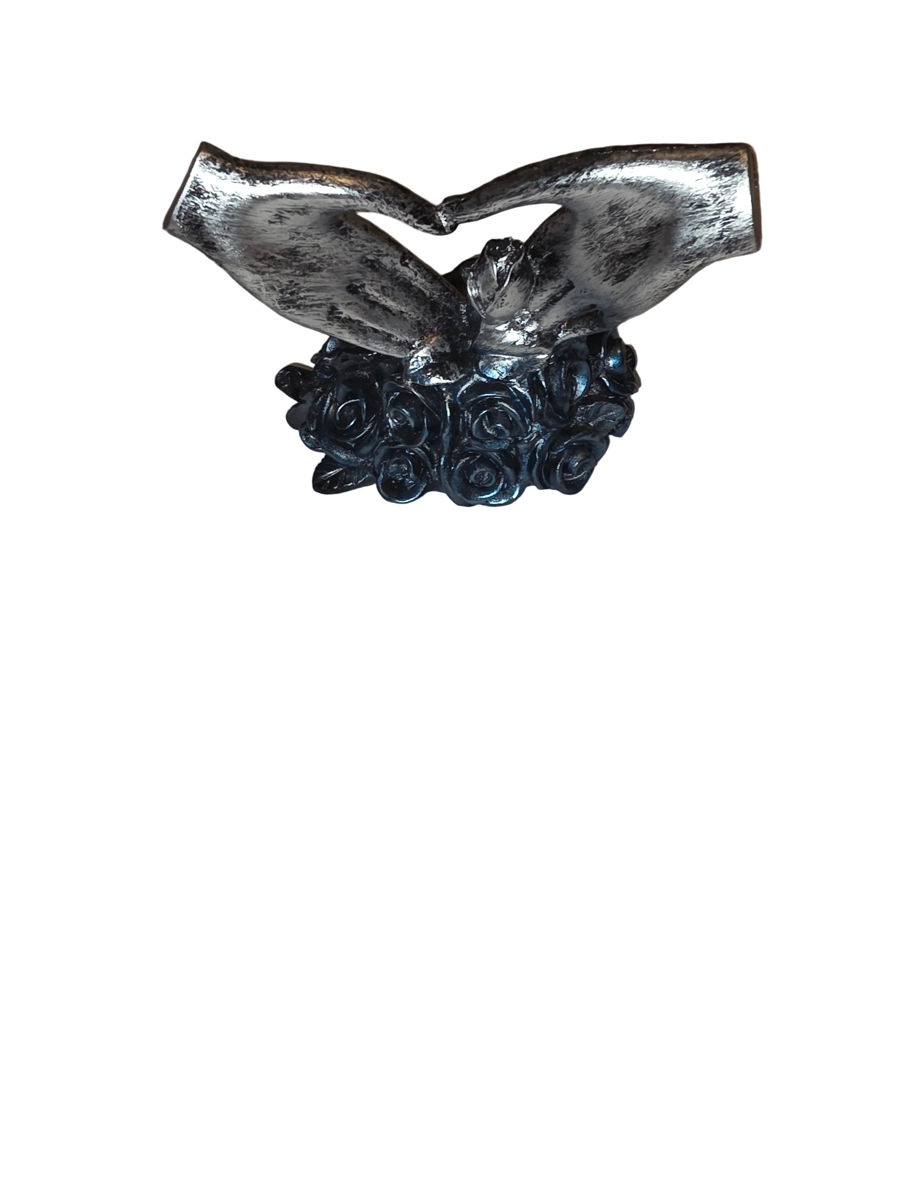Heart Hands w/ Rose Sphere Holder