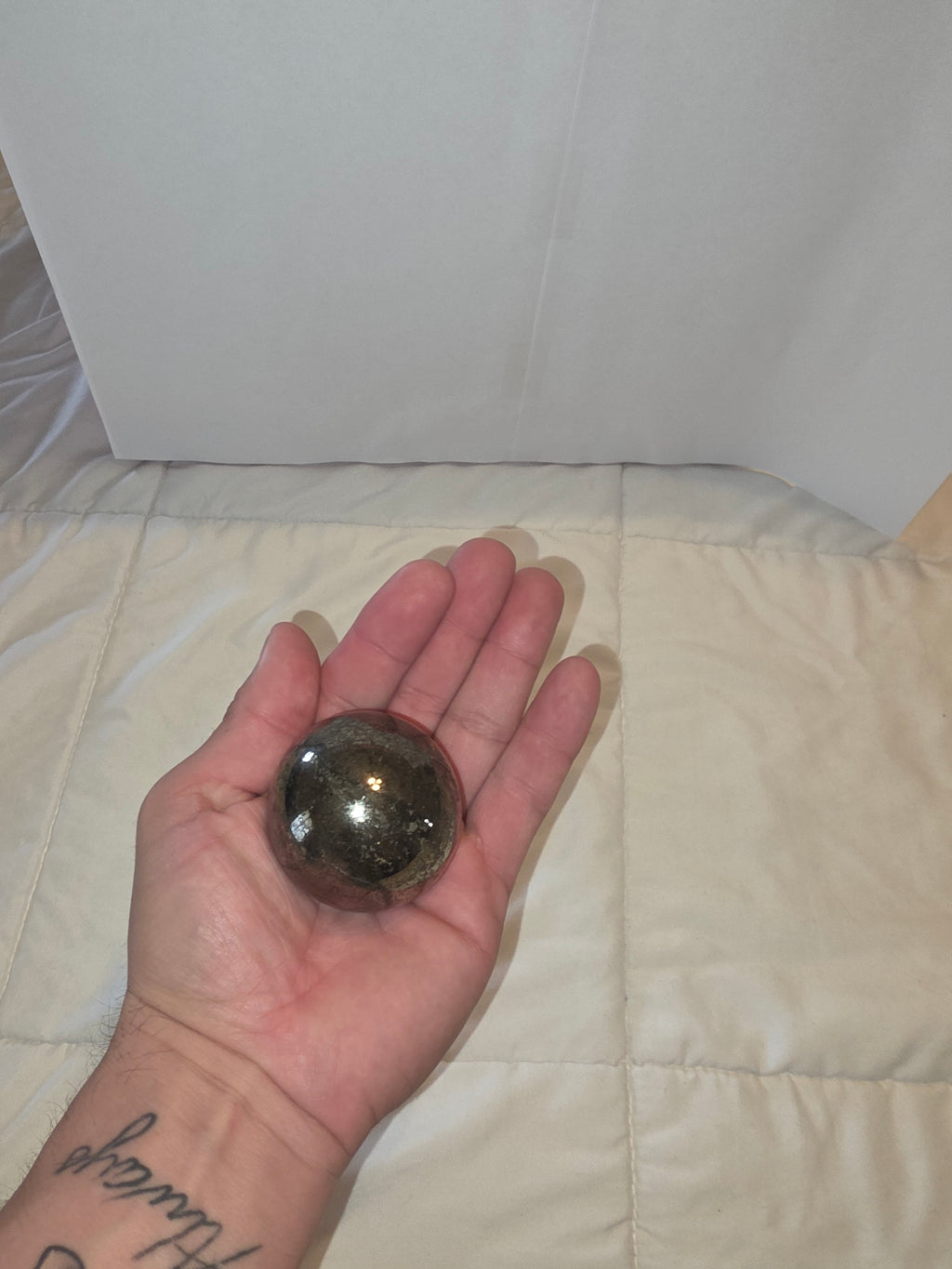 Pyrite Crystal Sphere