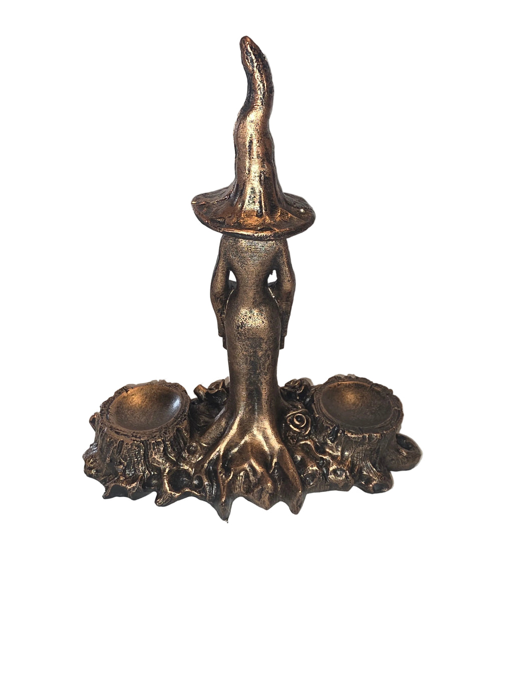 Wizard Double Crystal Sphere Holder
