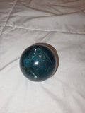 Blue Apatite Crystal Sphere