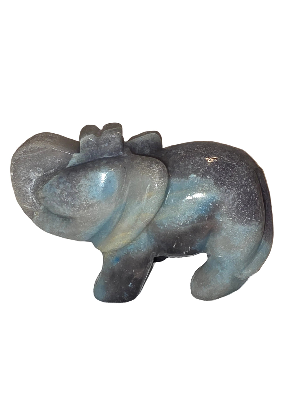 Trolleite Quartz Crystal Elephant