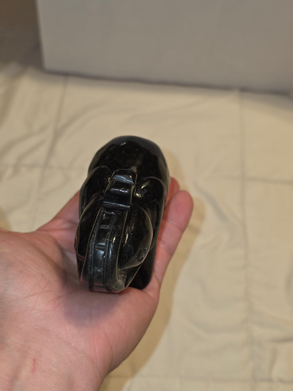 Black Agate Elephant Crystal