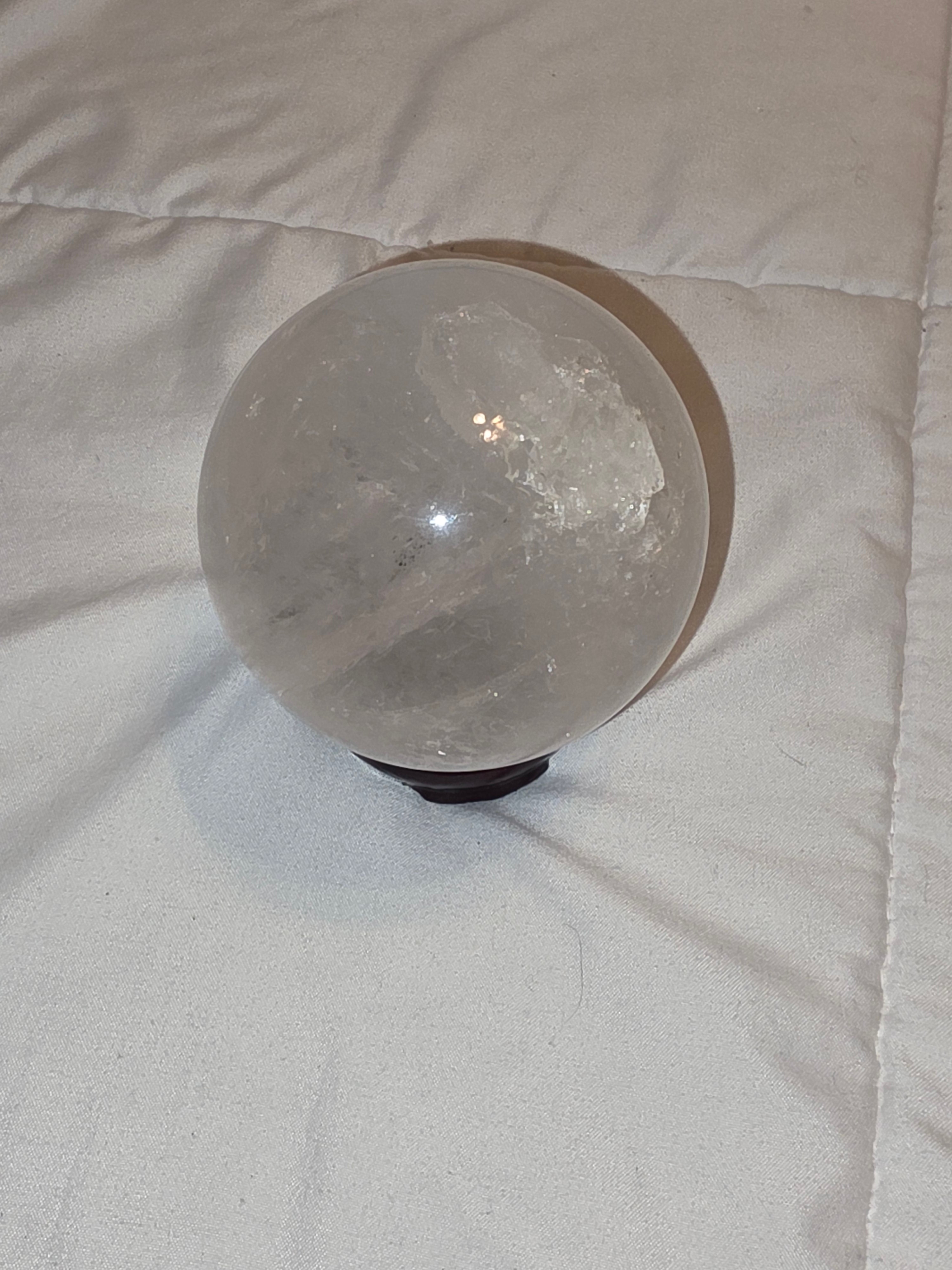 Milky Quartz Crystal Sphere