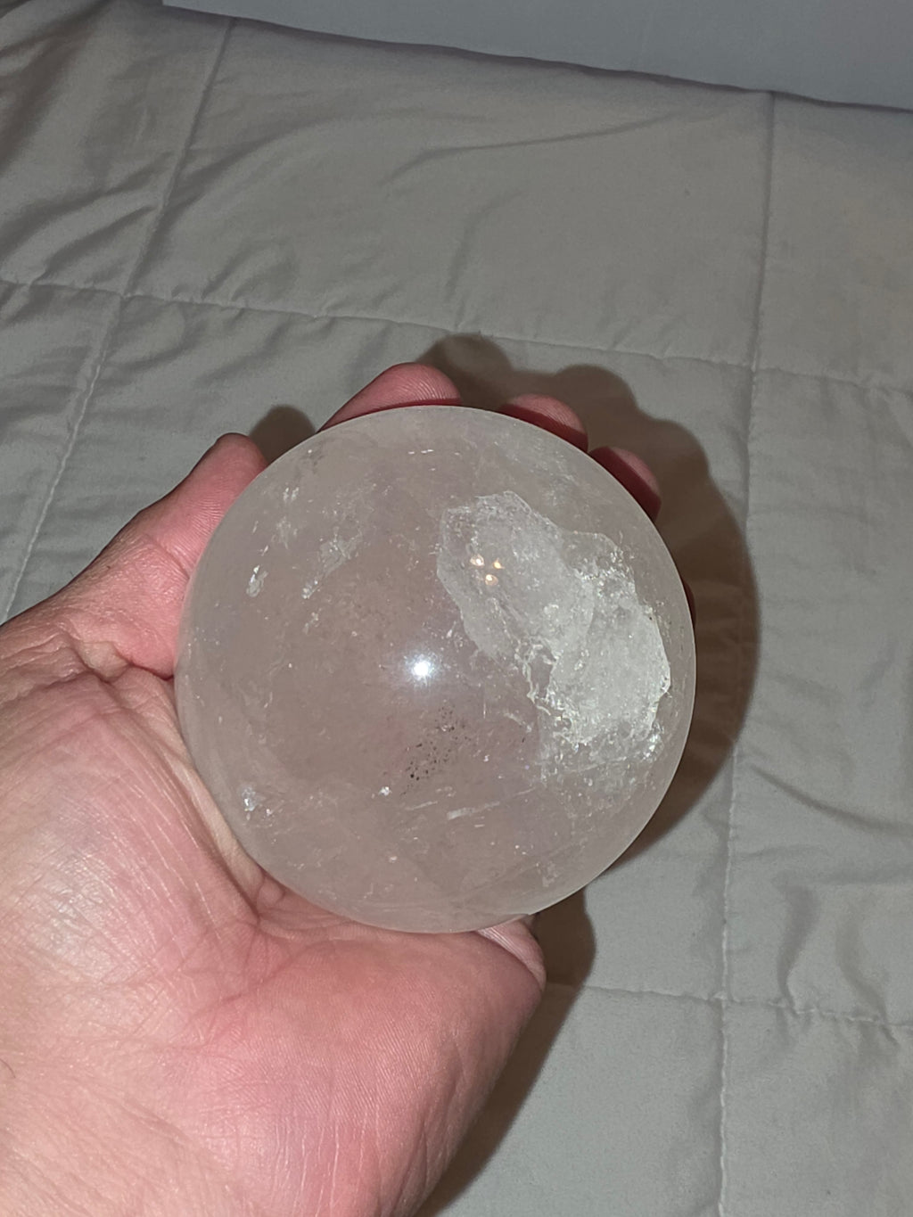 Milky Quartz Crystal Sphere