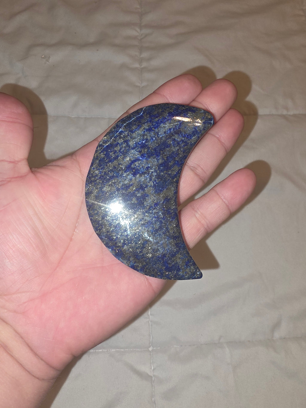 Lapis Lazuli Moon Crystal
