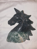 Moss Agate Unicorn