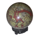 Dragon Bloodstone Crystal Sphere