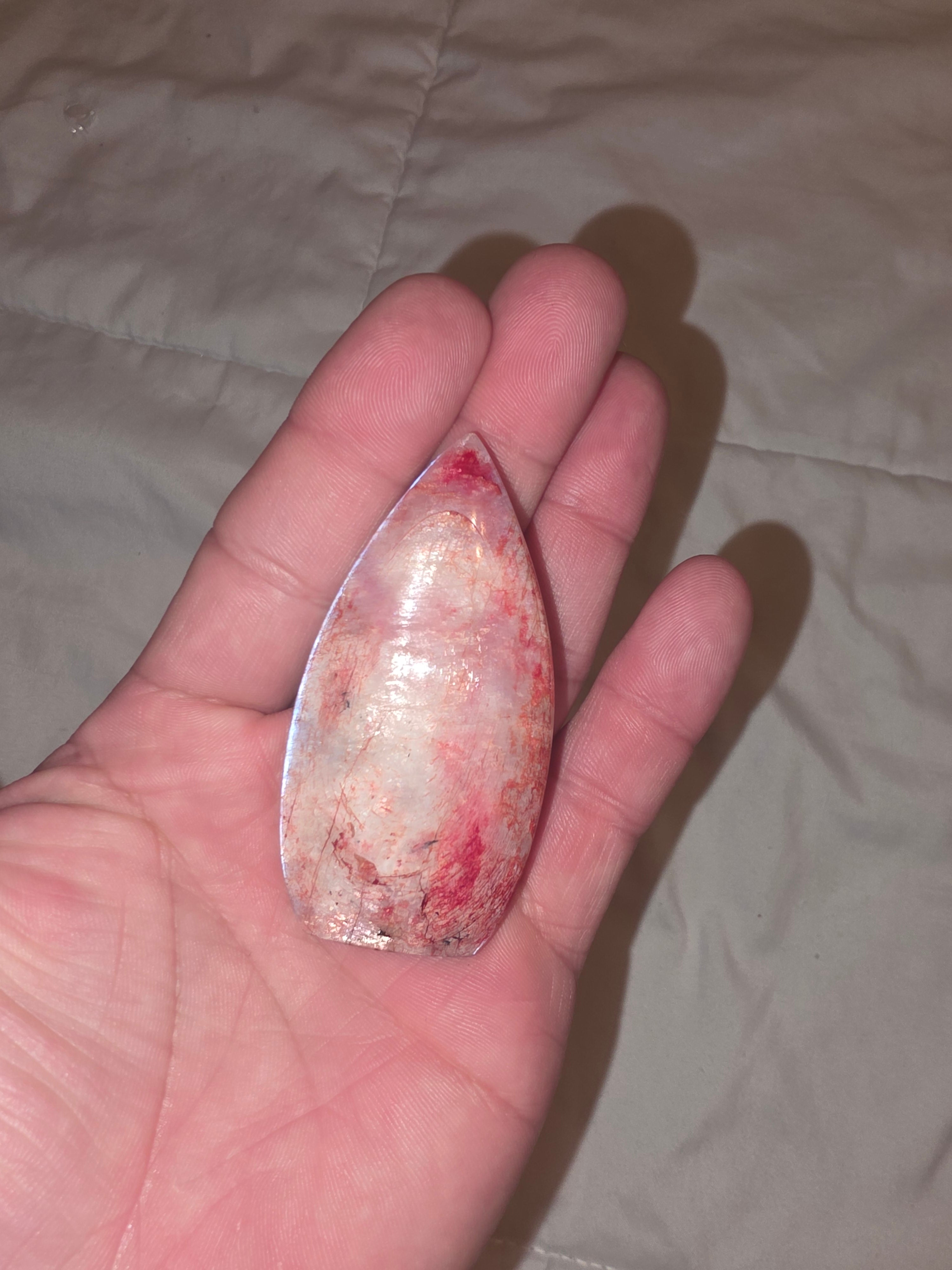 Fire Quartz Teardrop