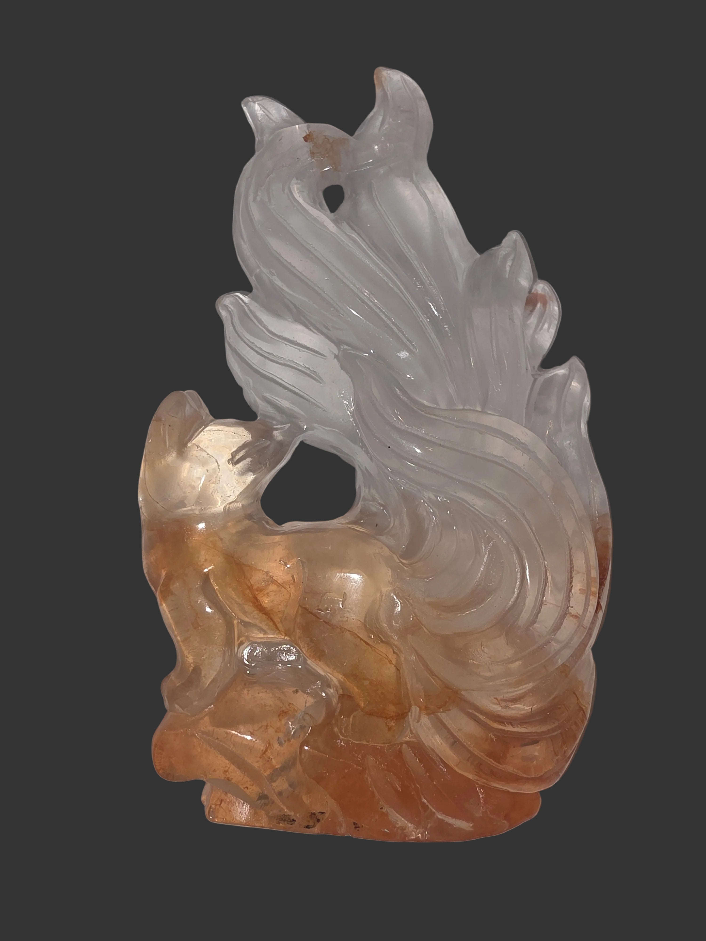 Tangerine Quartz Nine Tails Fox