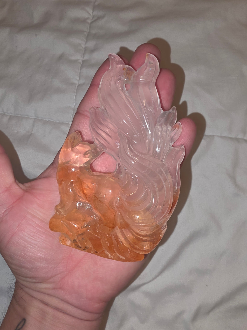 Tangerine Quartz Nine Tails Fox