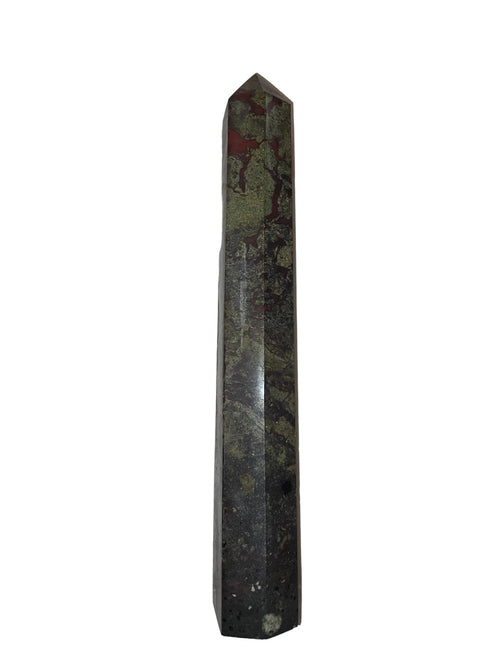 12" Dragon Bloodstone Crystal Tower