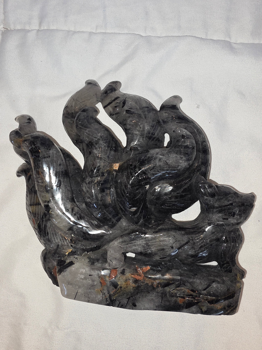 Smoke Tourmaline Nine Tail Fox