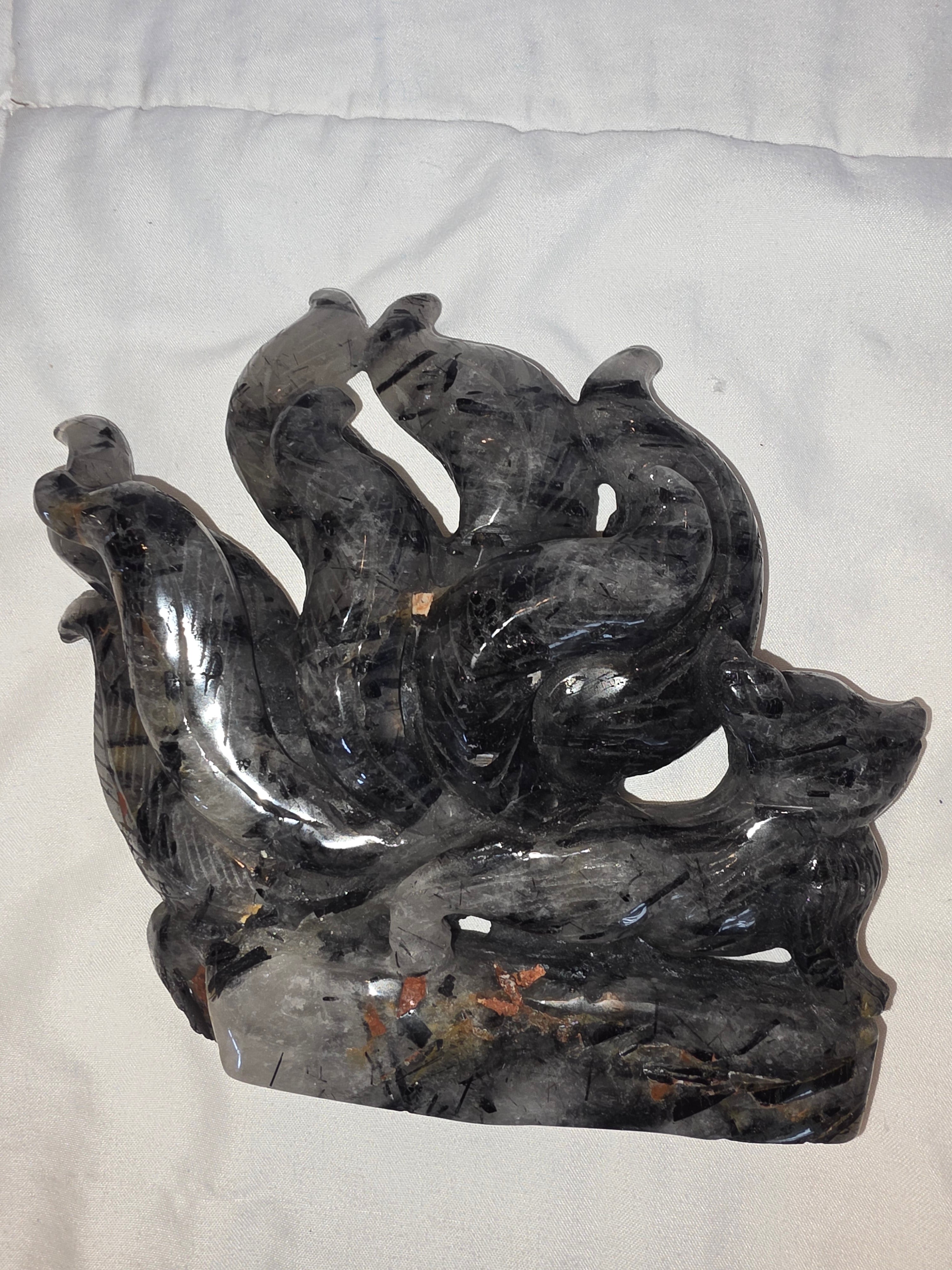 Smoke Tourmaline Nine Tail Fox