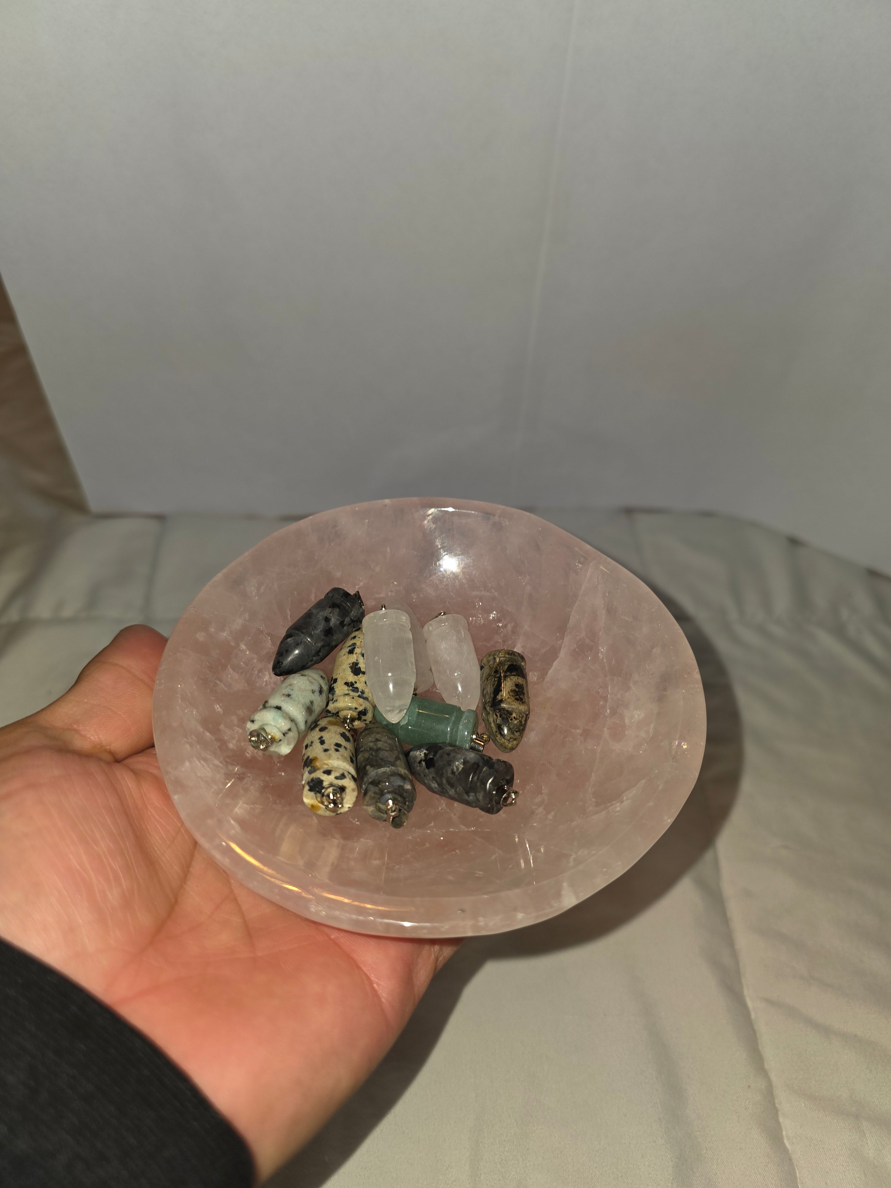 Rose Quartz Jewelry Bowl