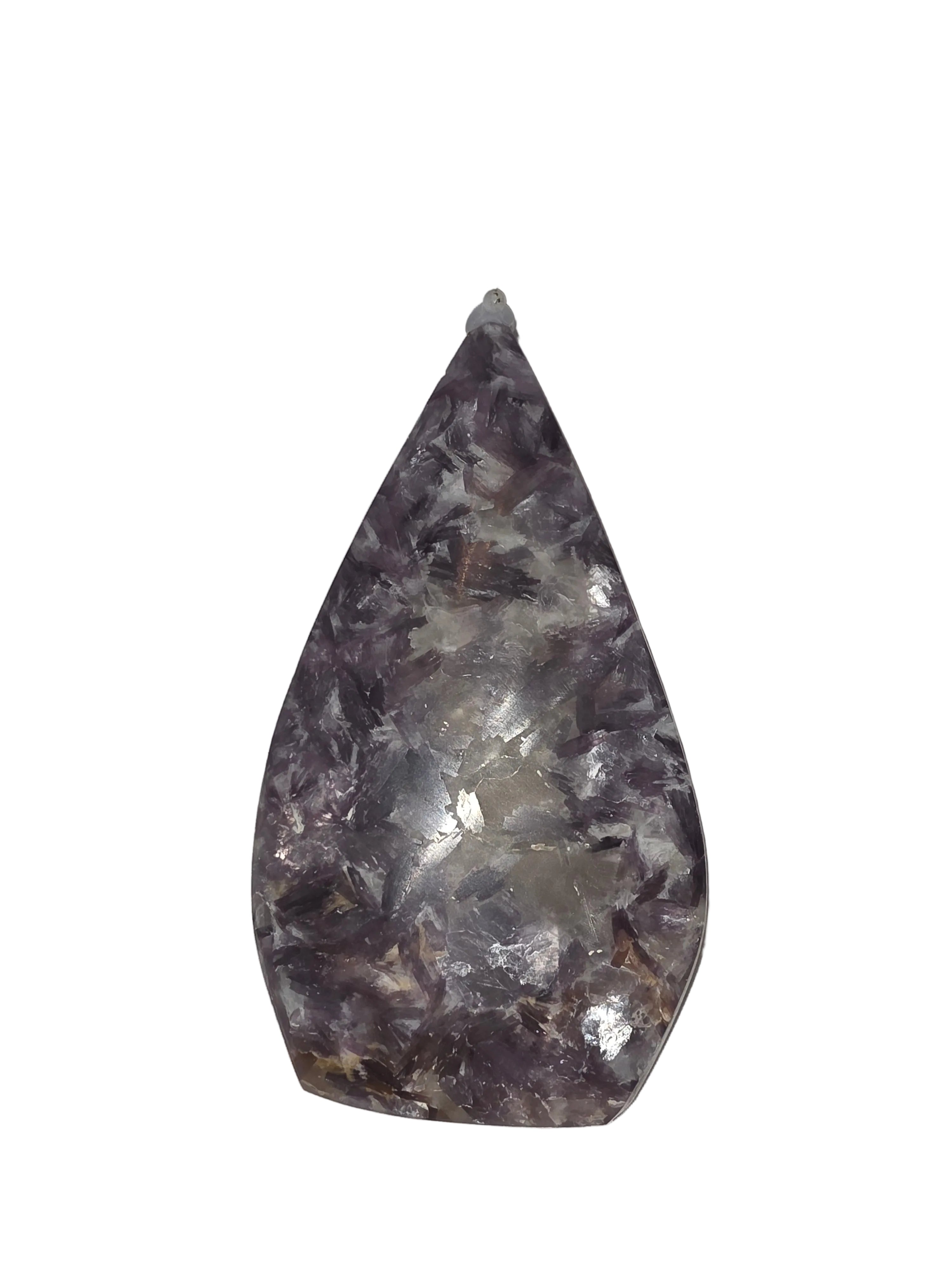 Lepidolite Crystal Teardrop