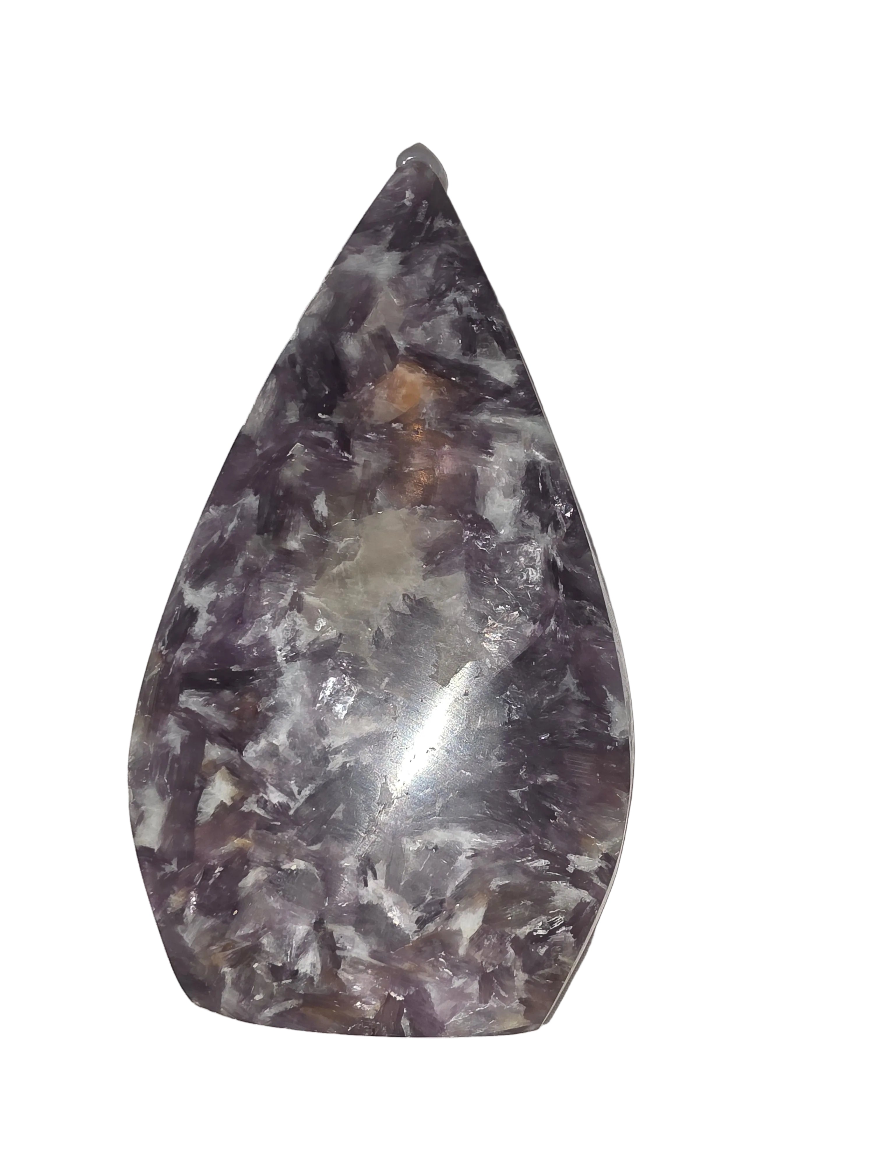Lepidolite Crystal Teardrop