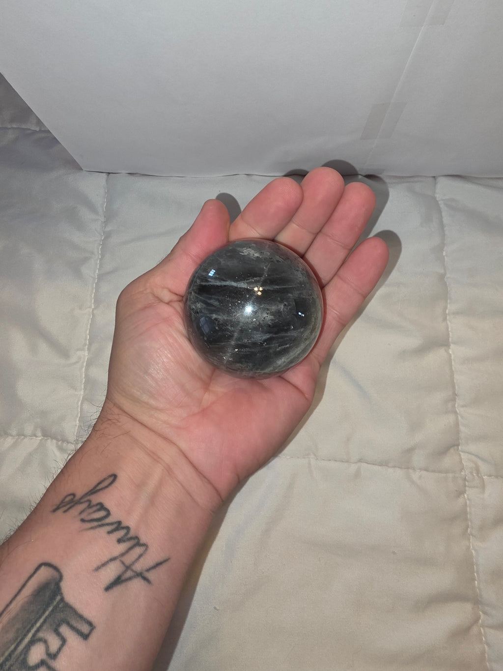 Black Moonstone Crystal Sphere