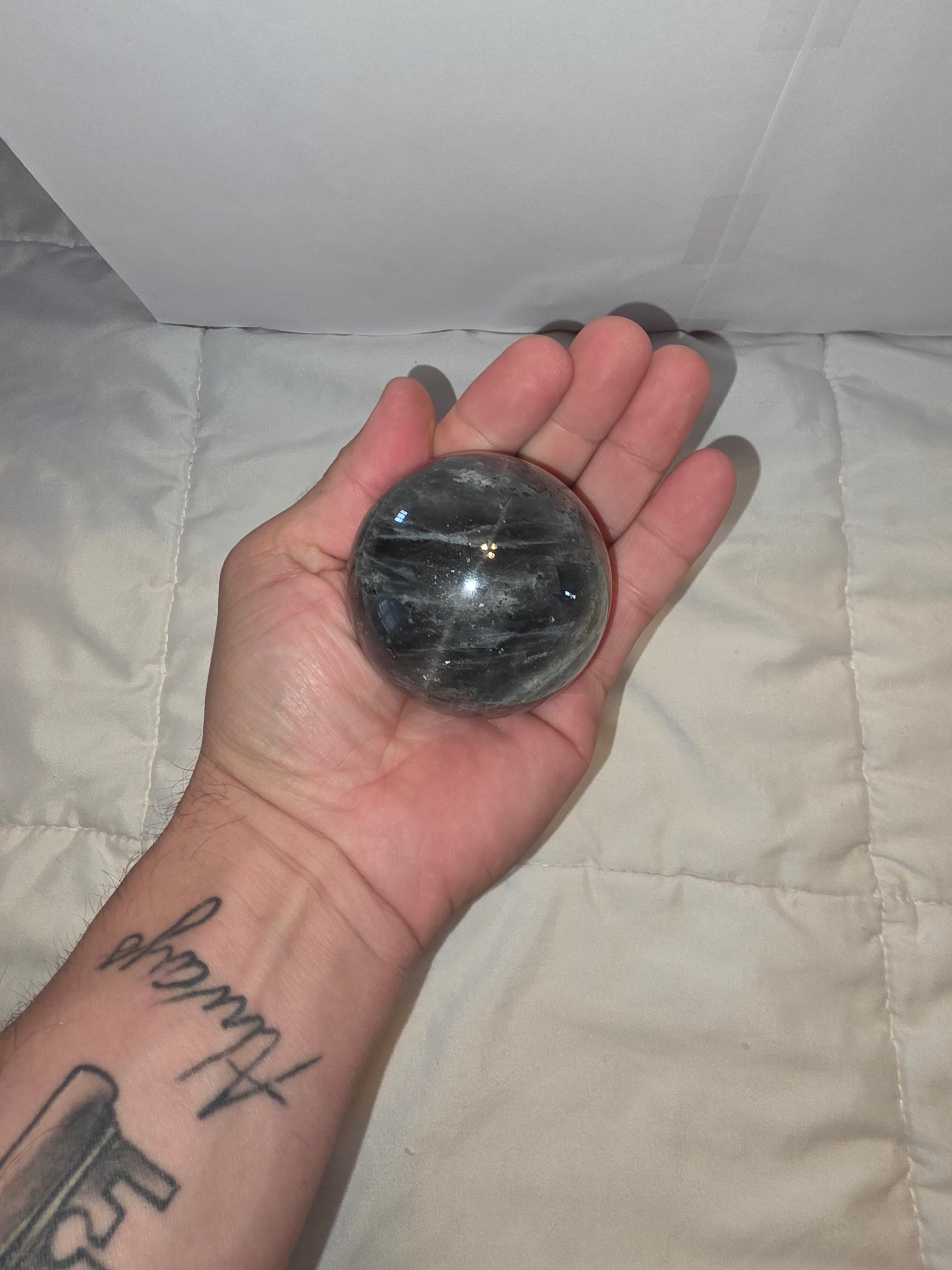 Black Moonstone Crystal Sphere