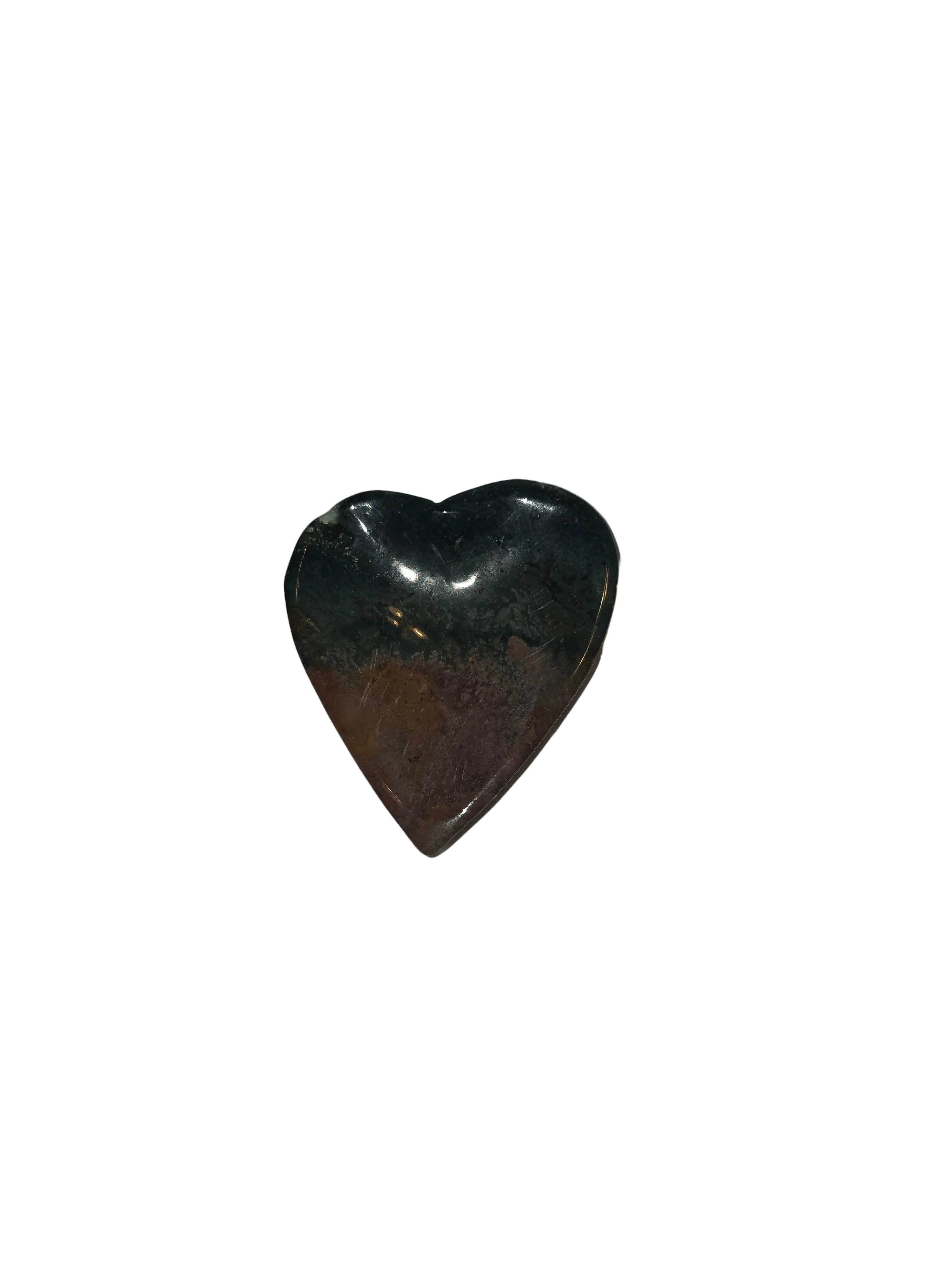 Dragon Bloodstone Jewelry/Crystal Heart Dish
