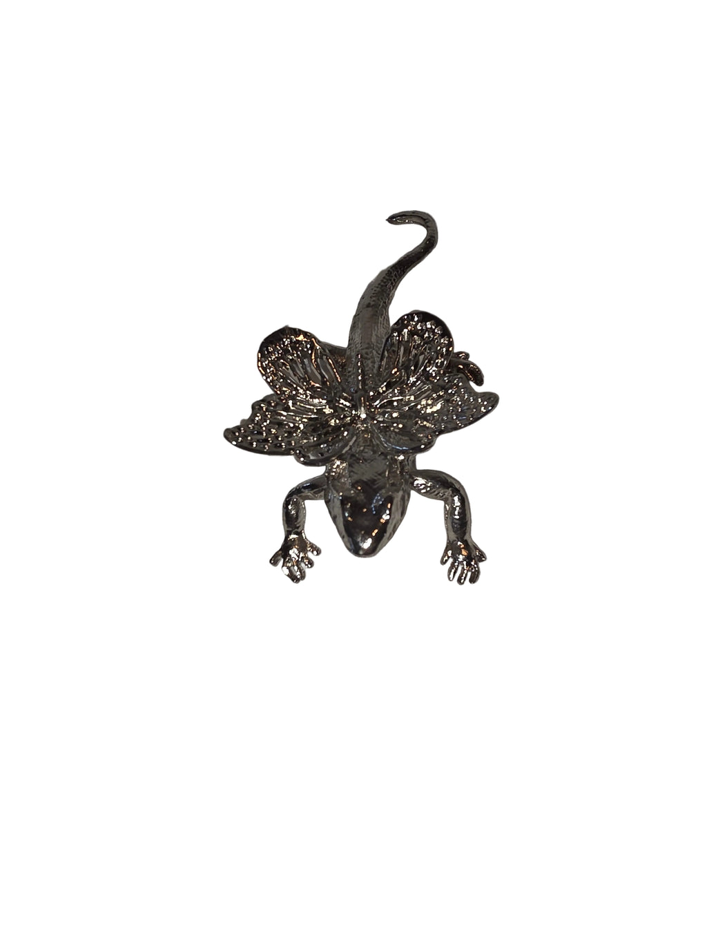 Silver Lizard Sphere Holder