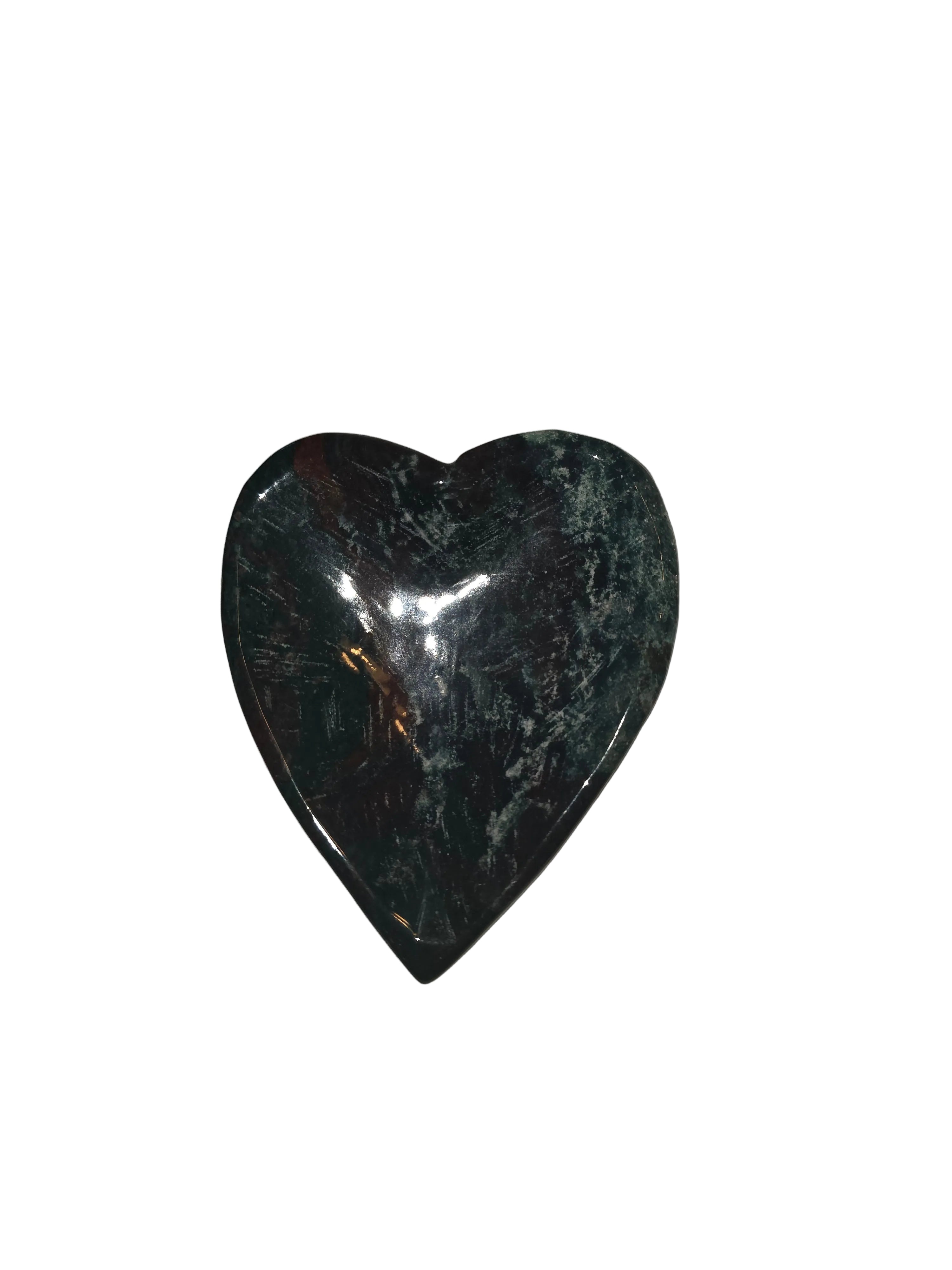 Dragon Bloodstone Jewelry/Crystal Heart Dish