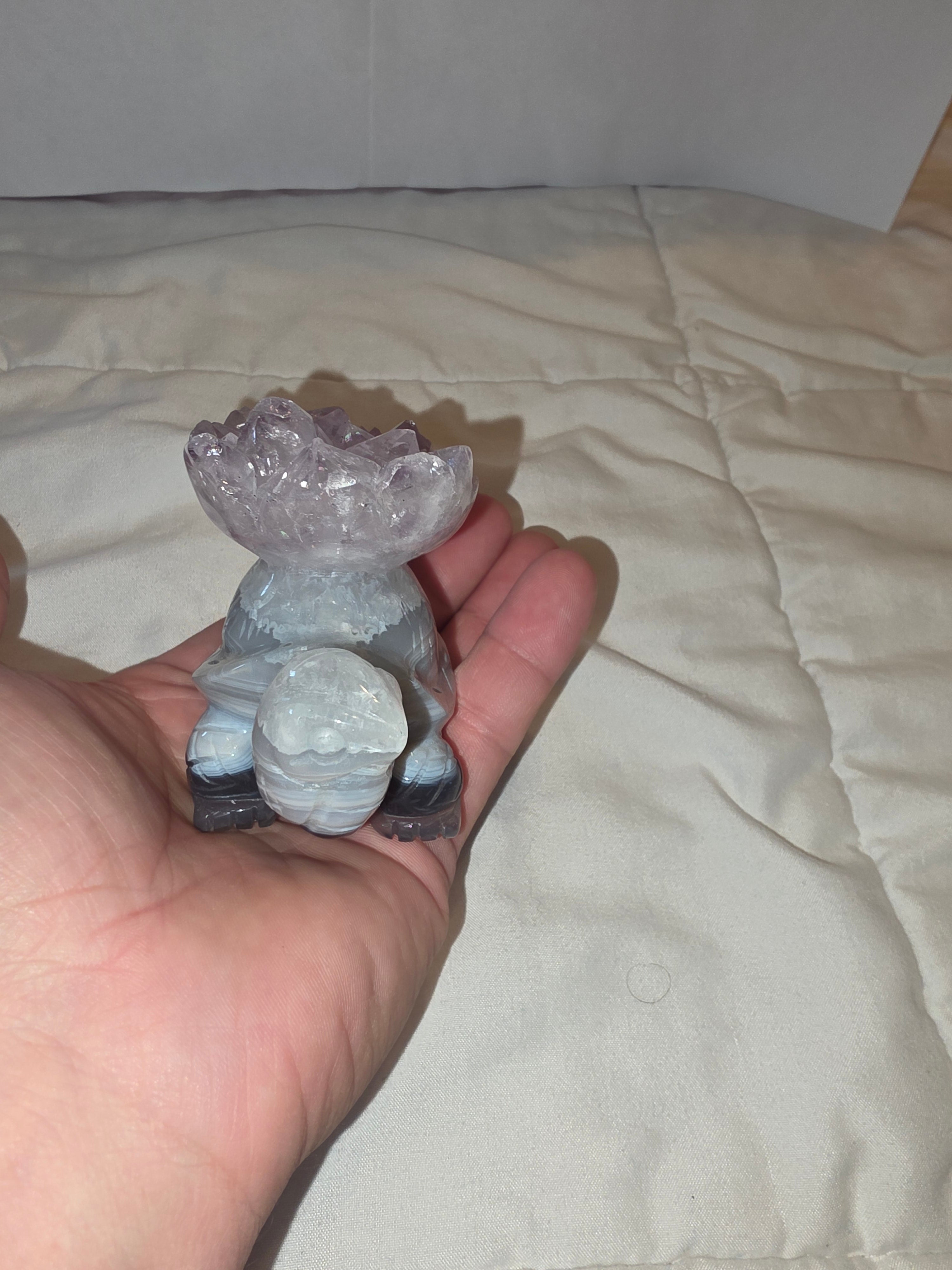 Druzy Agate Turtle