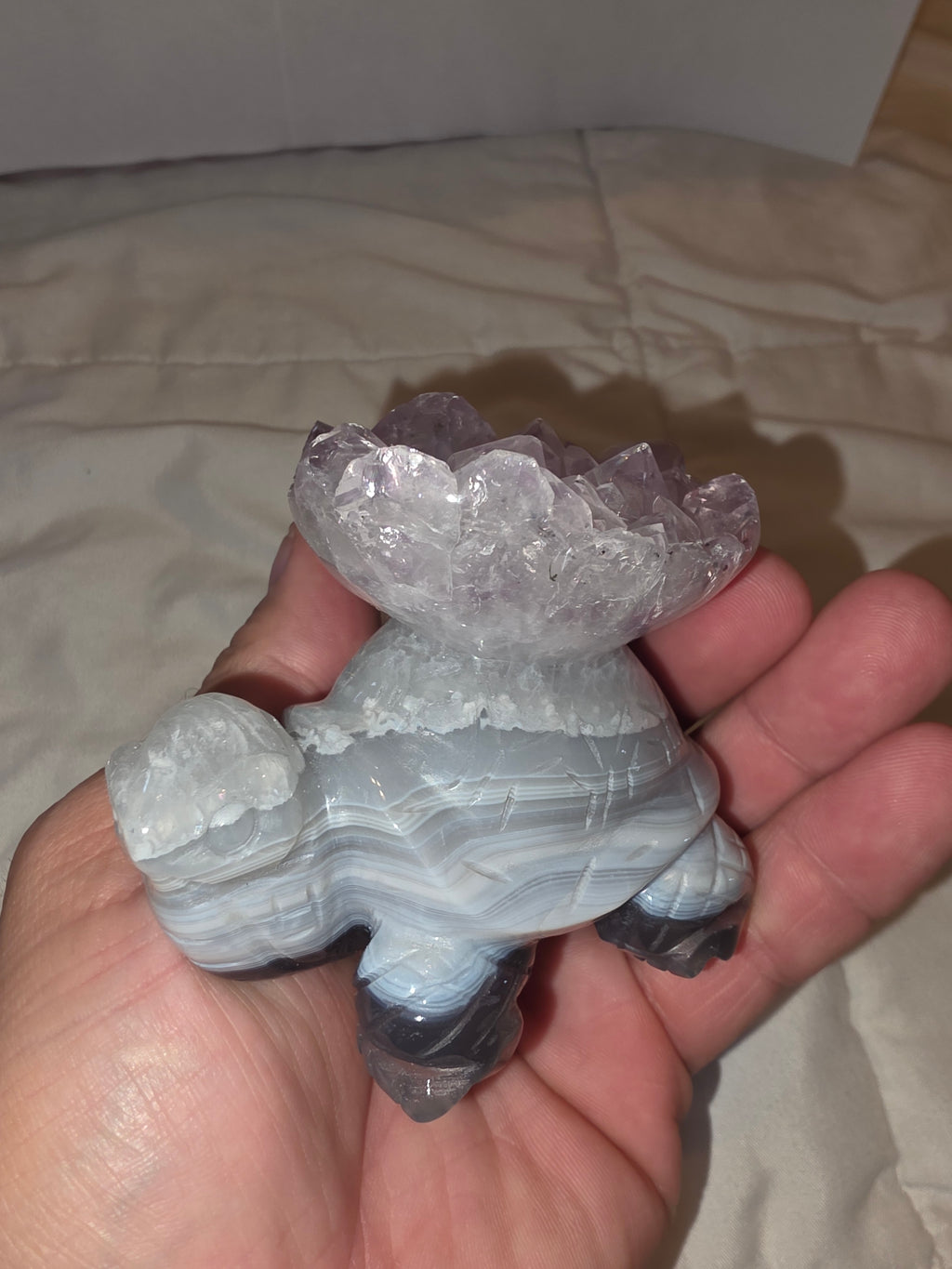 Druzy Agate Turtle