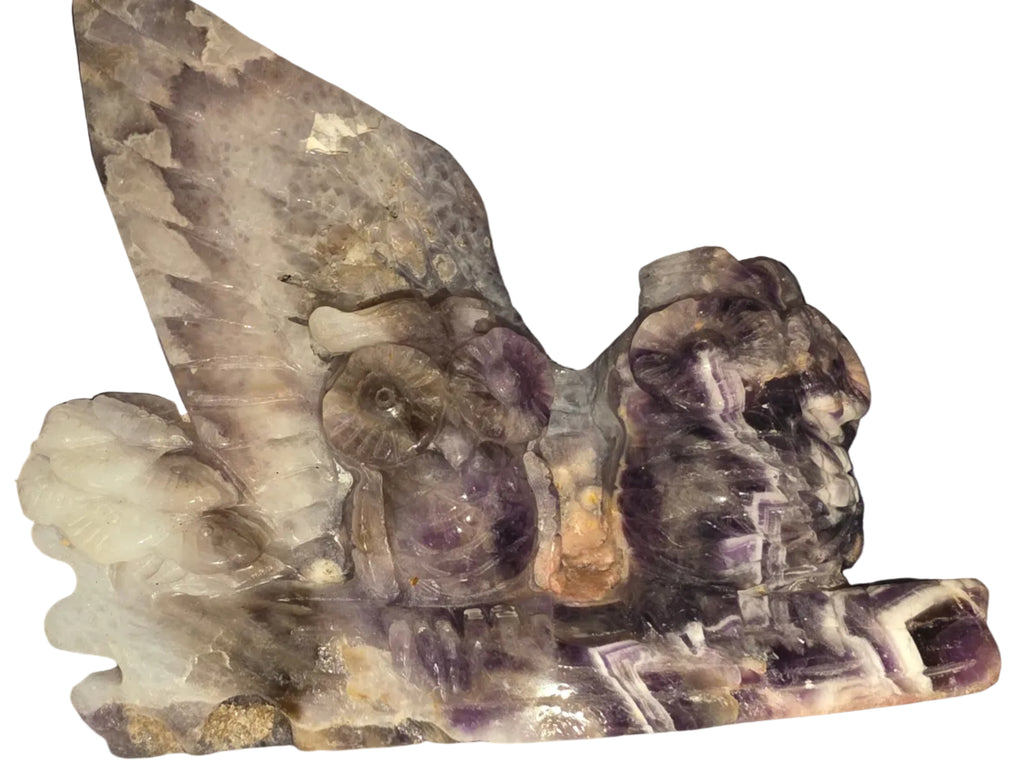 Dreamy Amethyst Owls