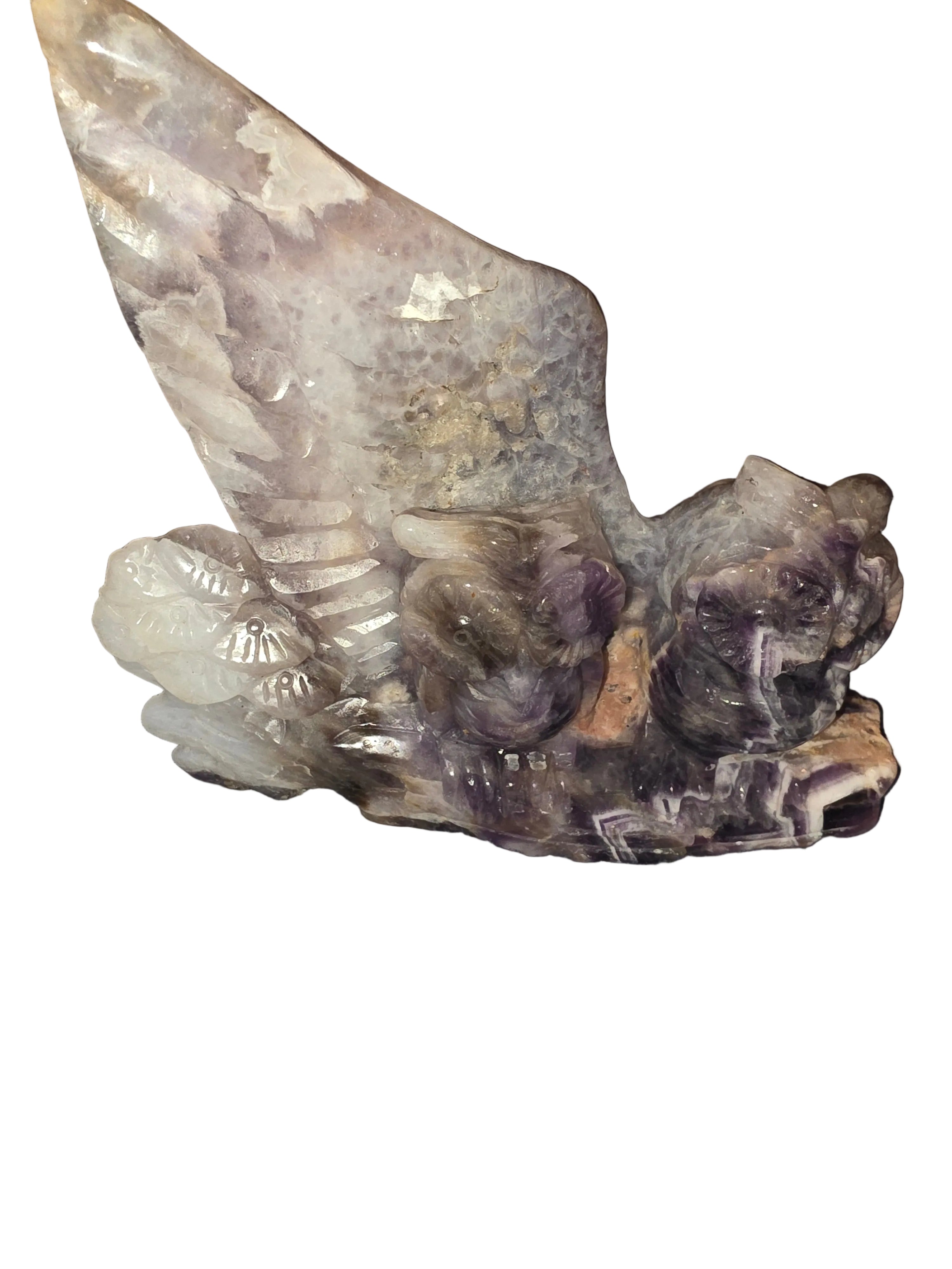 Dreamy Amethyst Owls