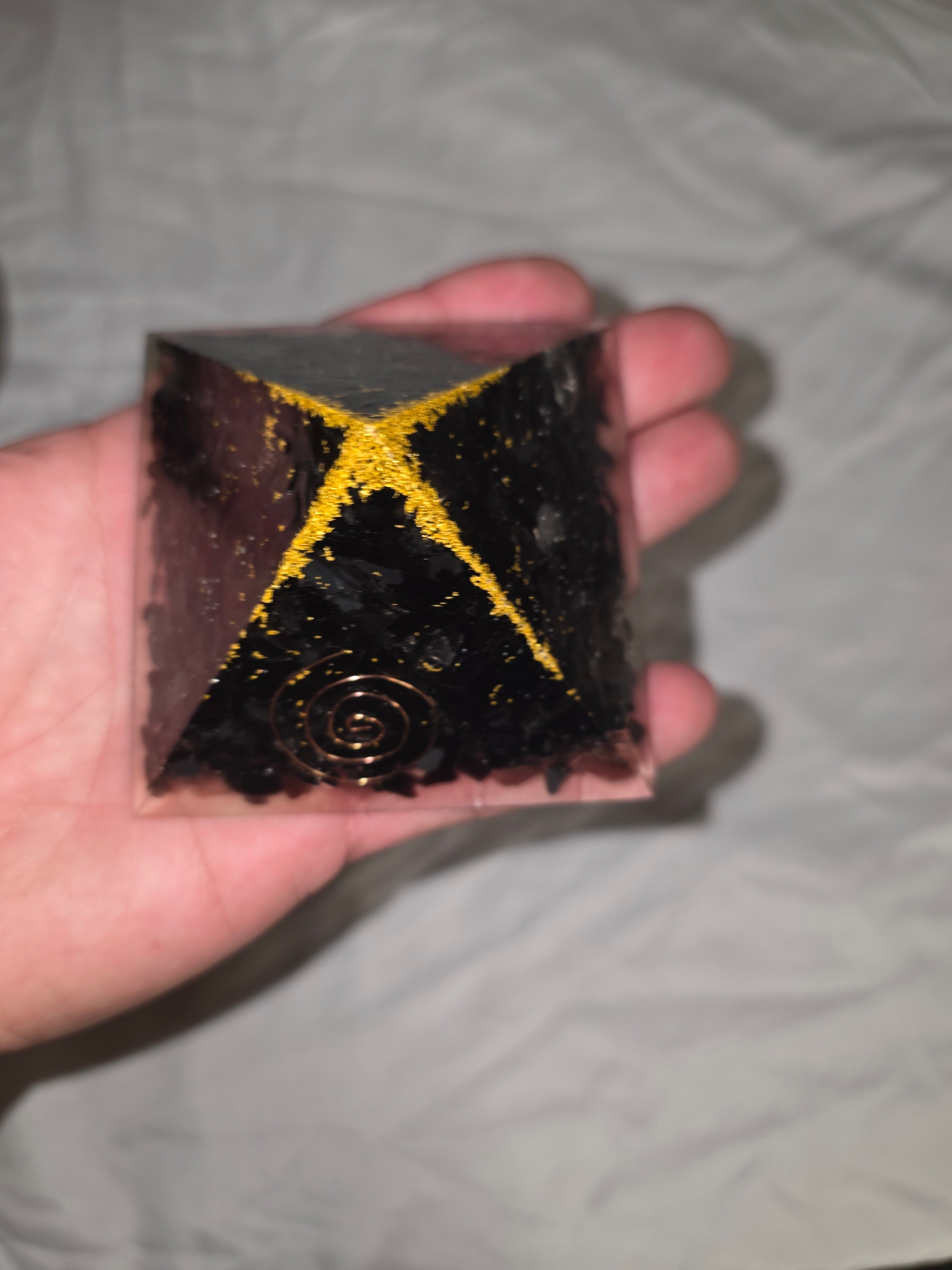 Black Tourmaline Pyramid