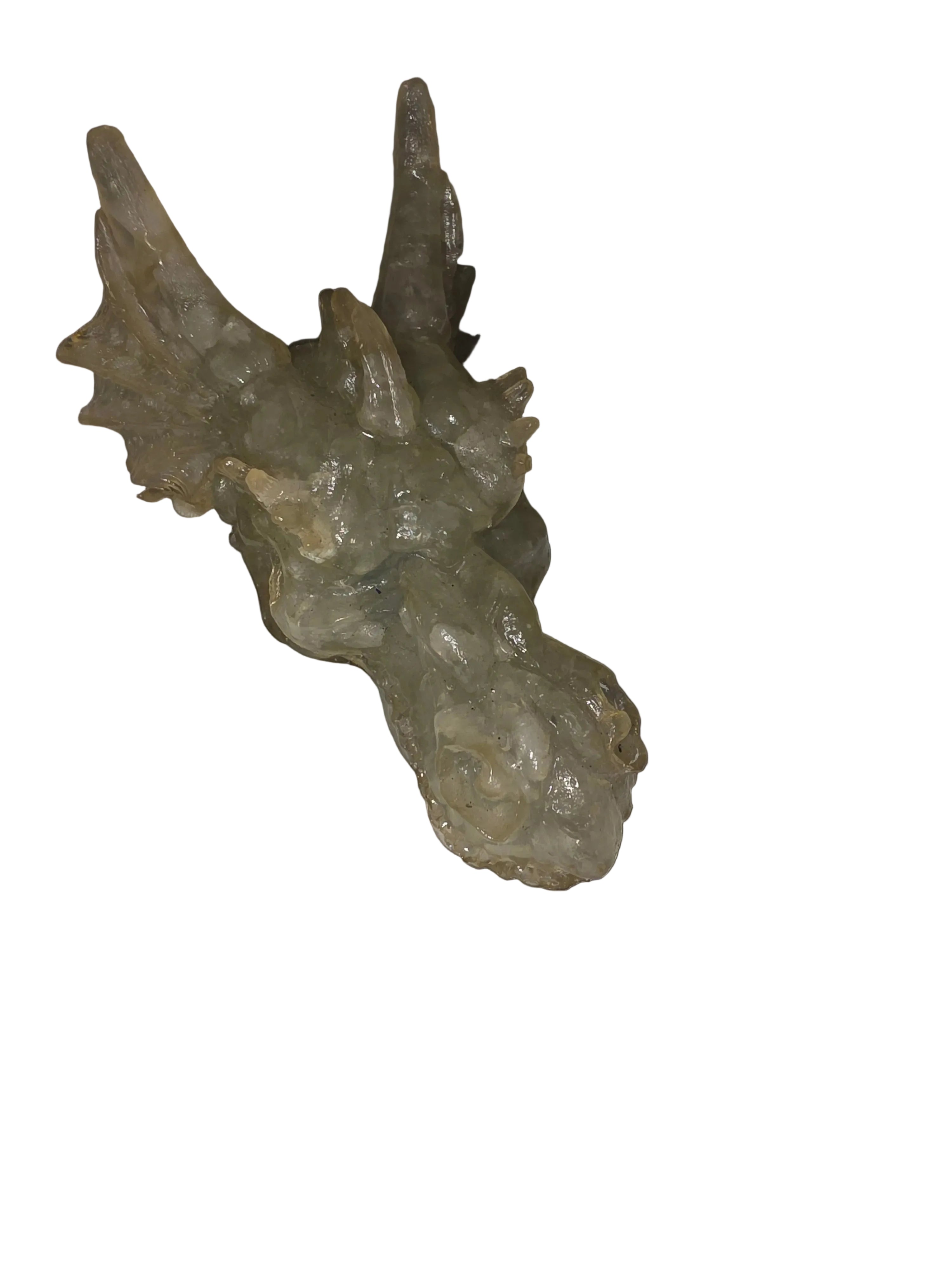 Quartz Dragon Skull