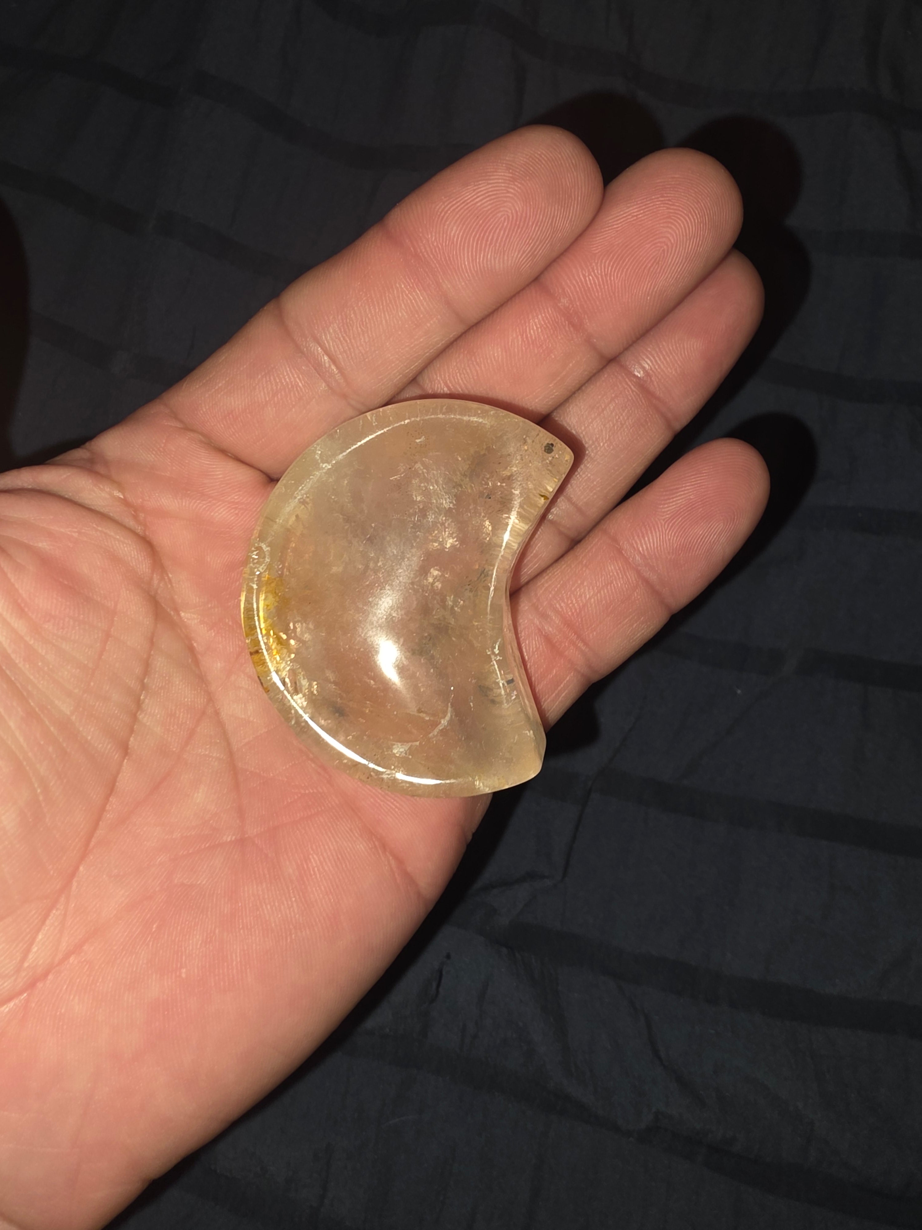 Golden Healer Moon Bowl