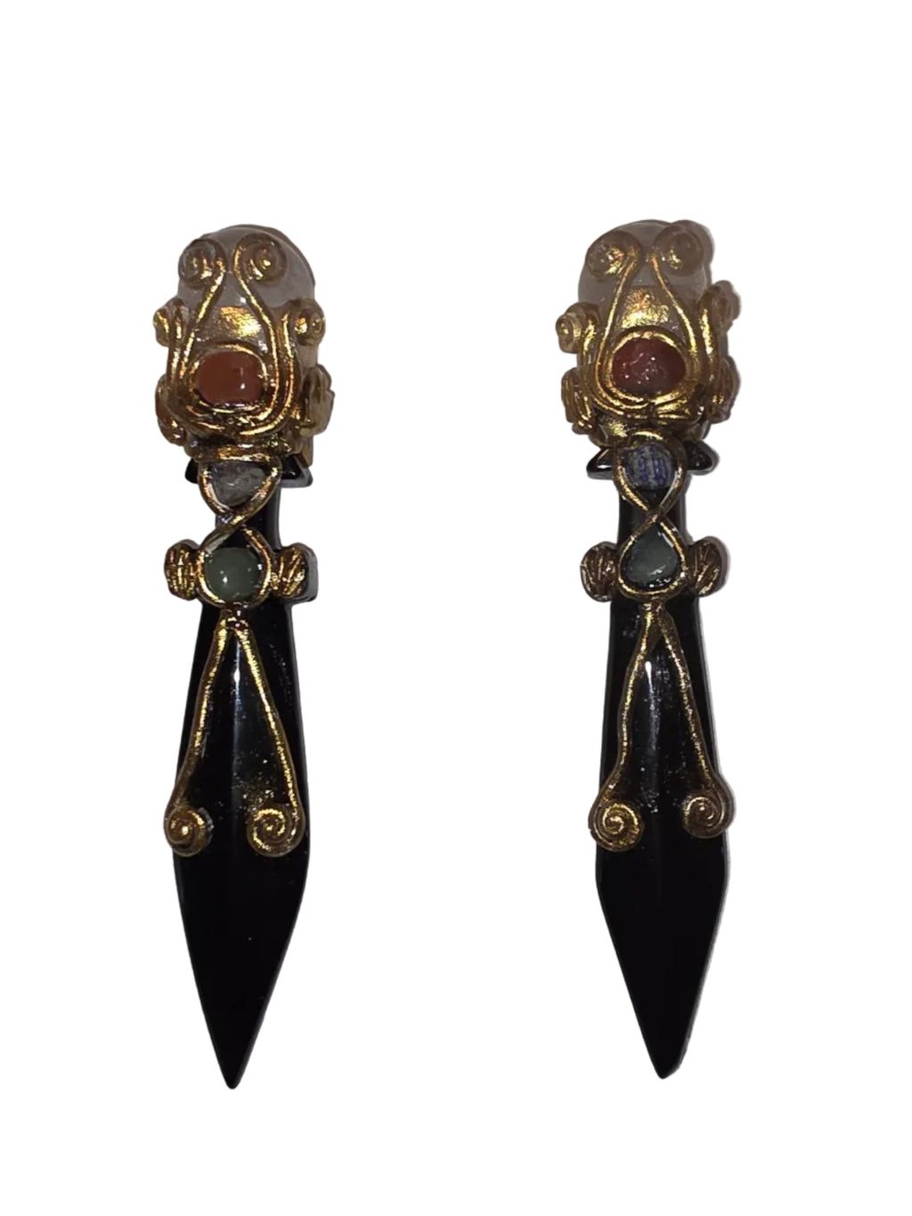 Black Obsidian Ceremonial Altar Knife
