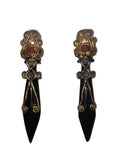 Black Obsidian Ceremonial Altar Knife