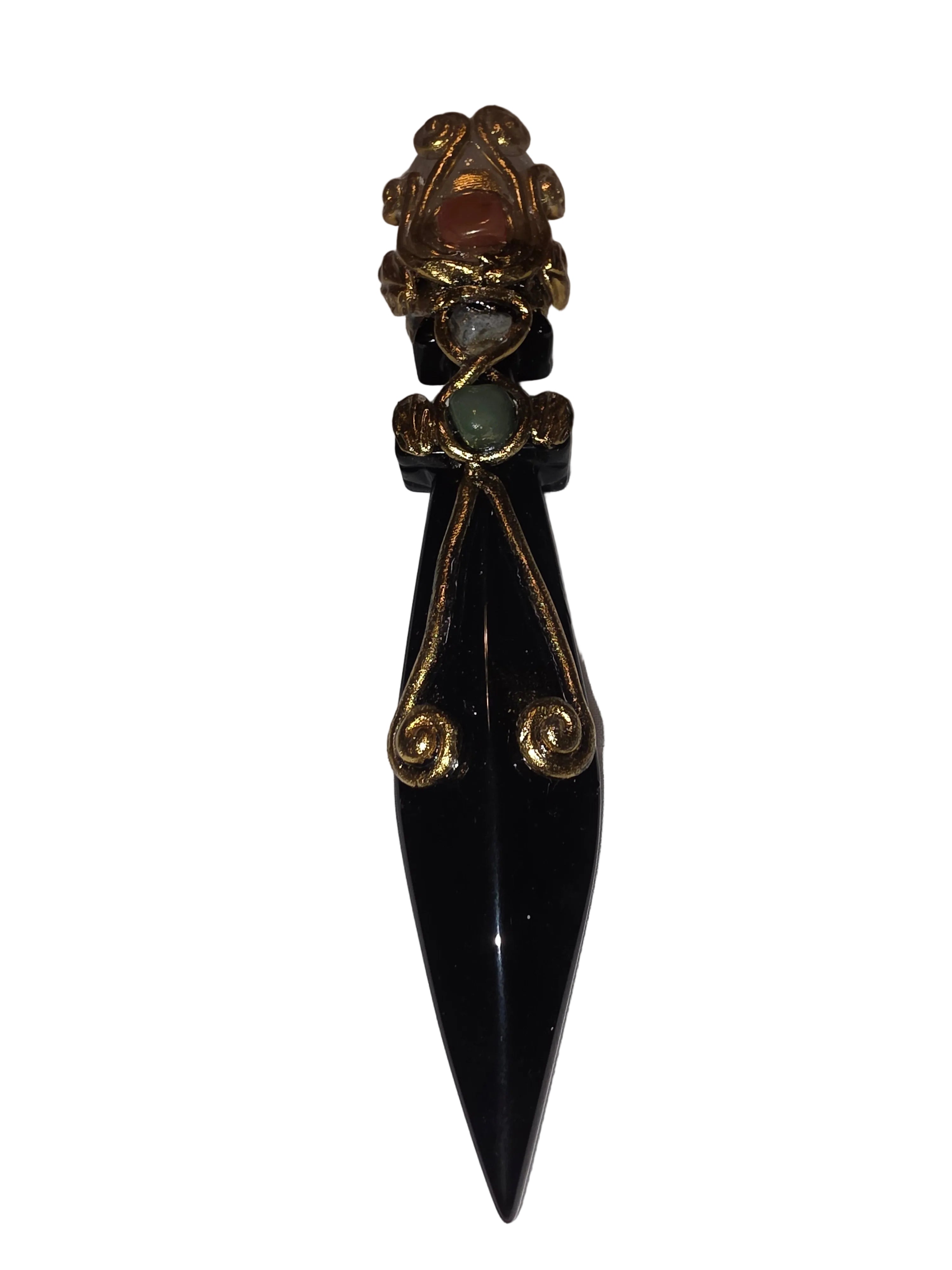 Black Obsidian Ceremonial Altar Knife