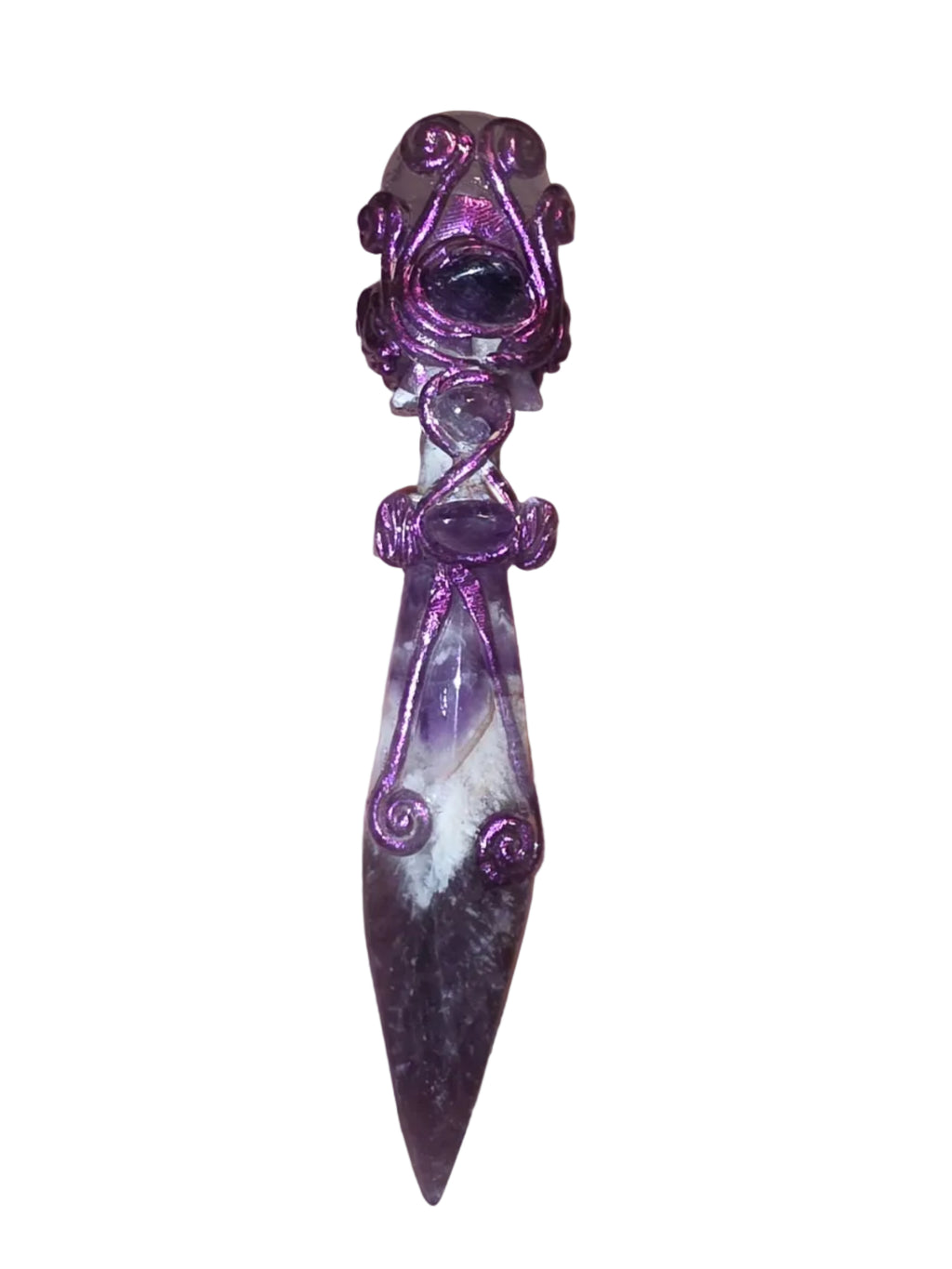 Dreamy Amethyst Ceremonial Altar Knife