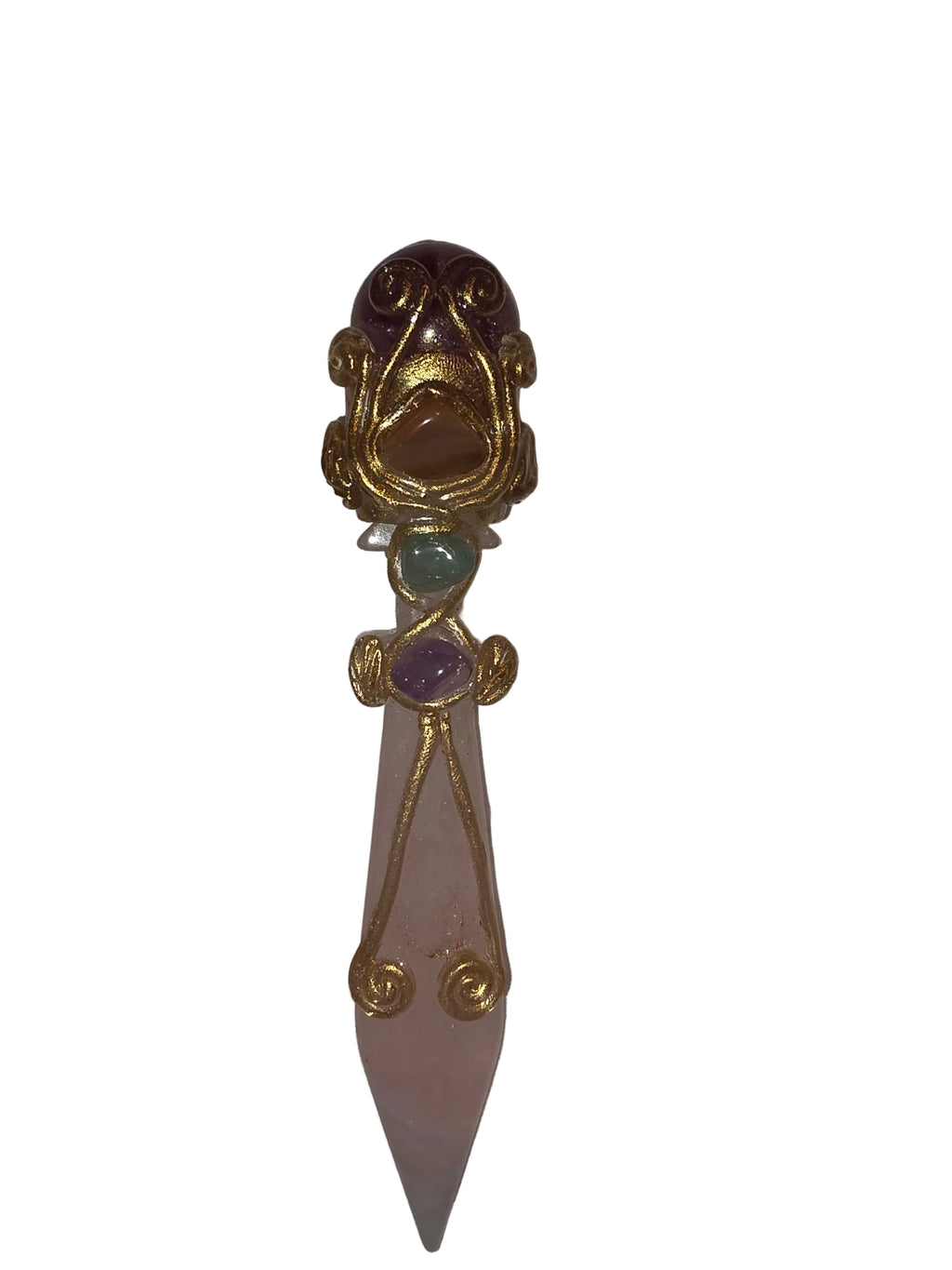 Rose Quartz Ceremonial Altar Knife