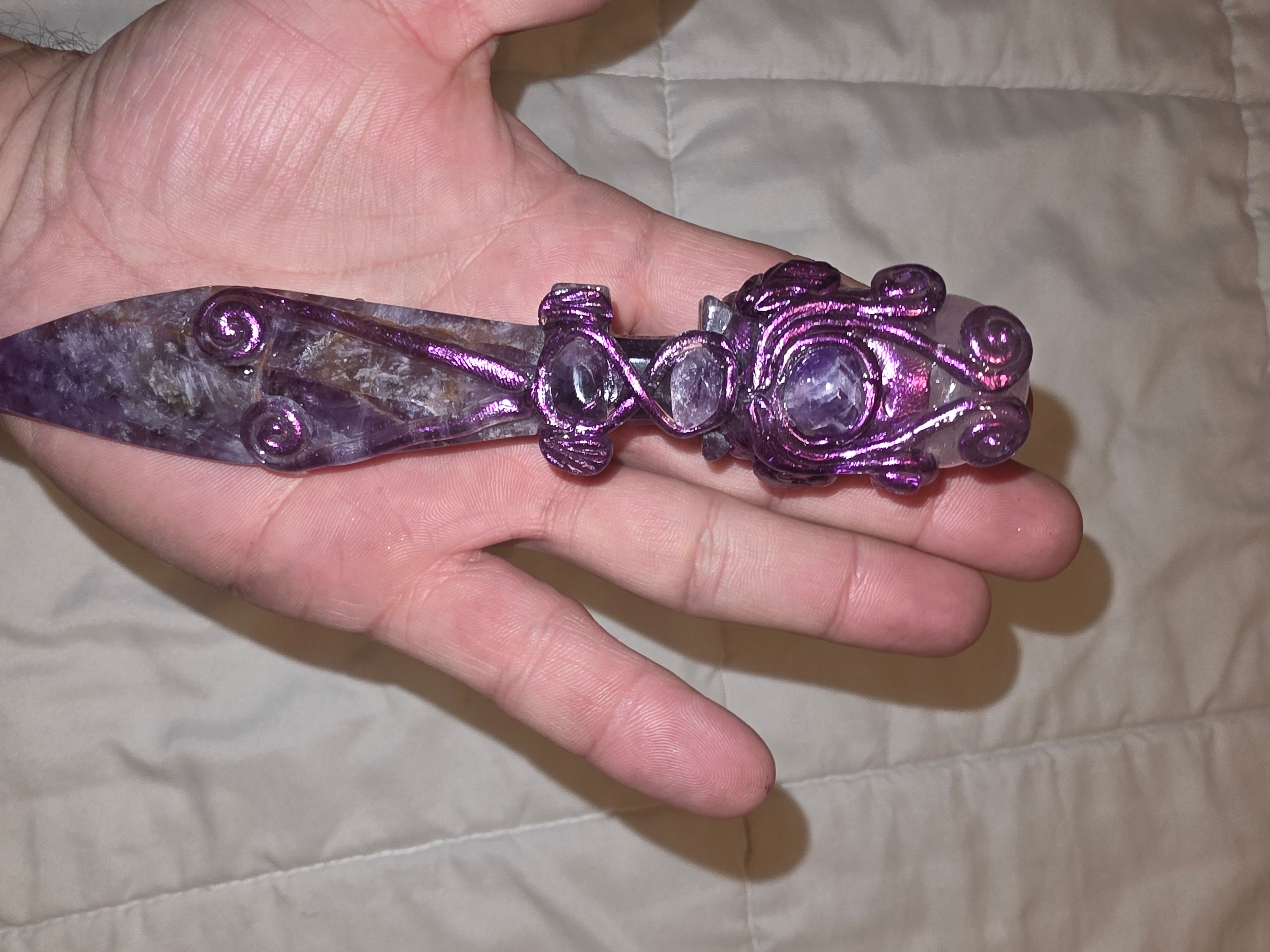 Amethyst Ceremonial Altar Knife