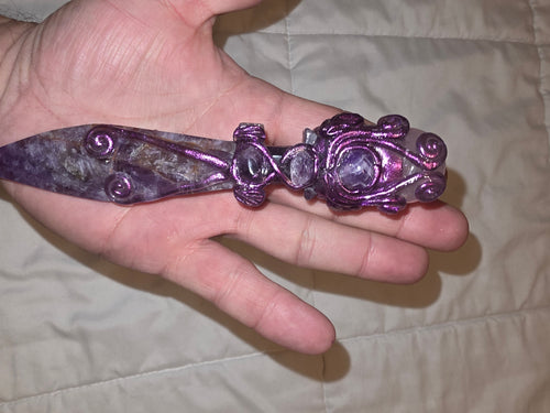 Amethyst Ceremonial Altar Knife